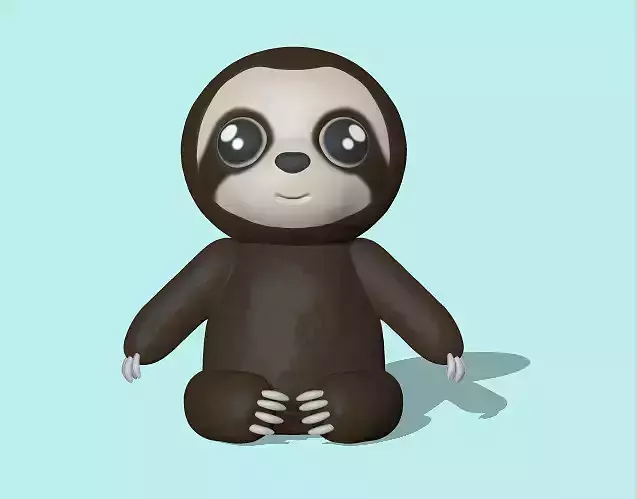 A cute Sloth to decorate and play