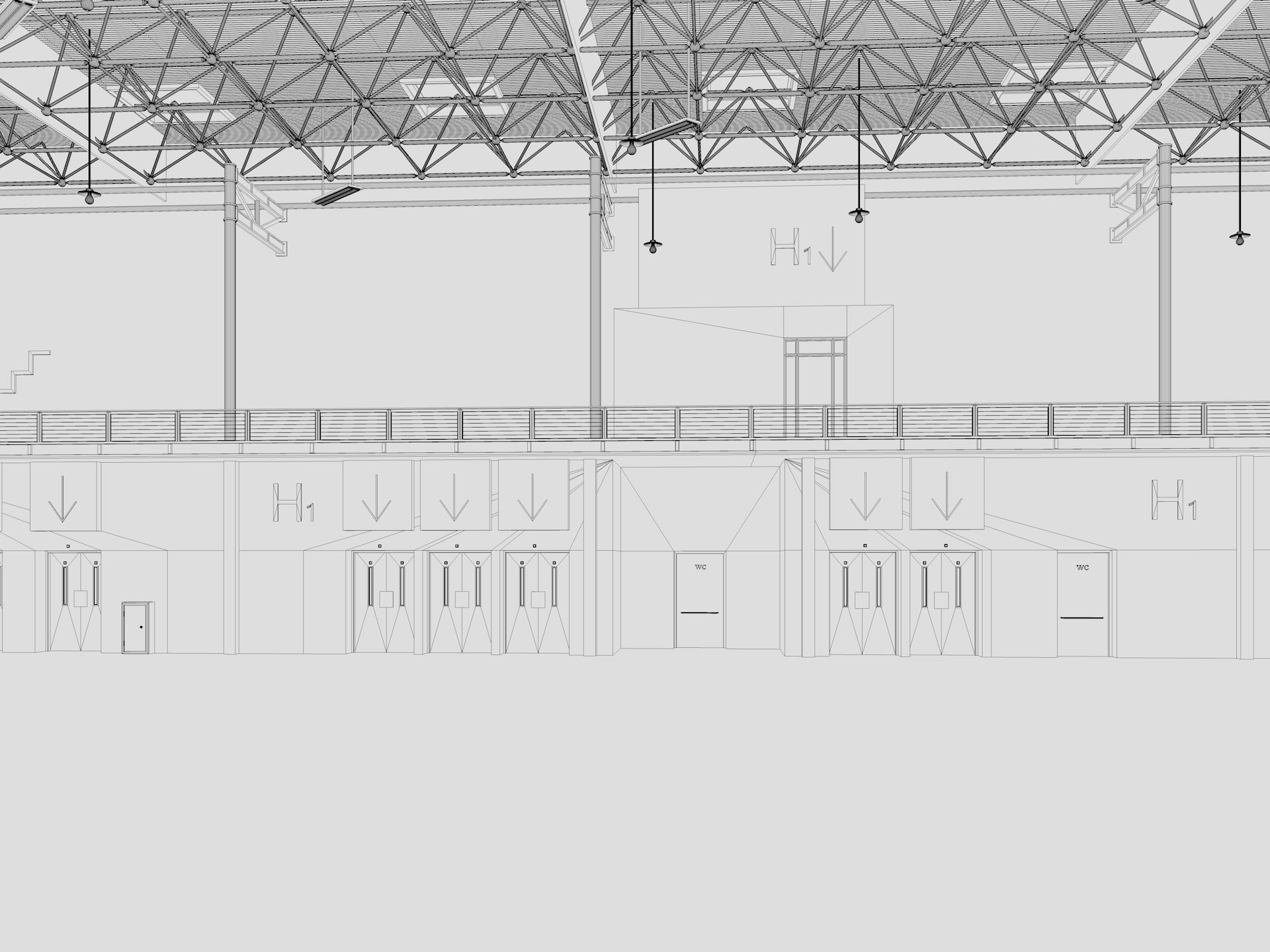 Exhibition Hall 14 interior 3D model_21