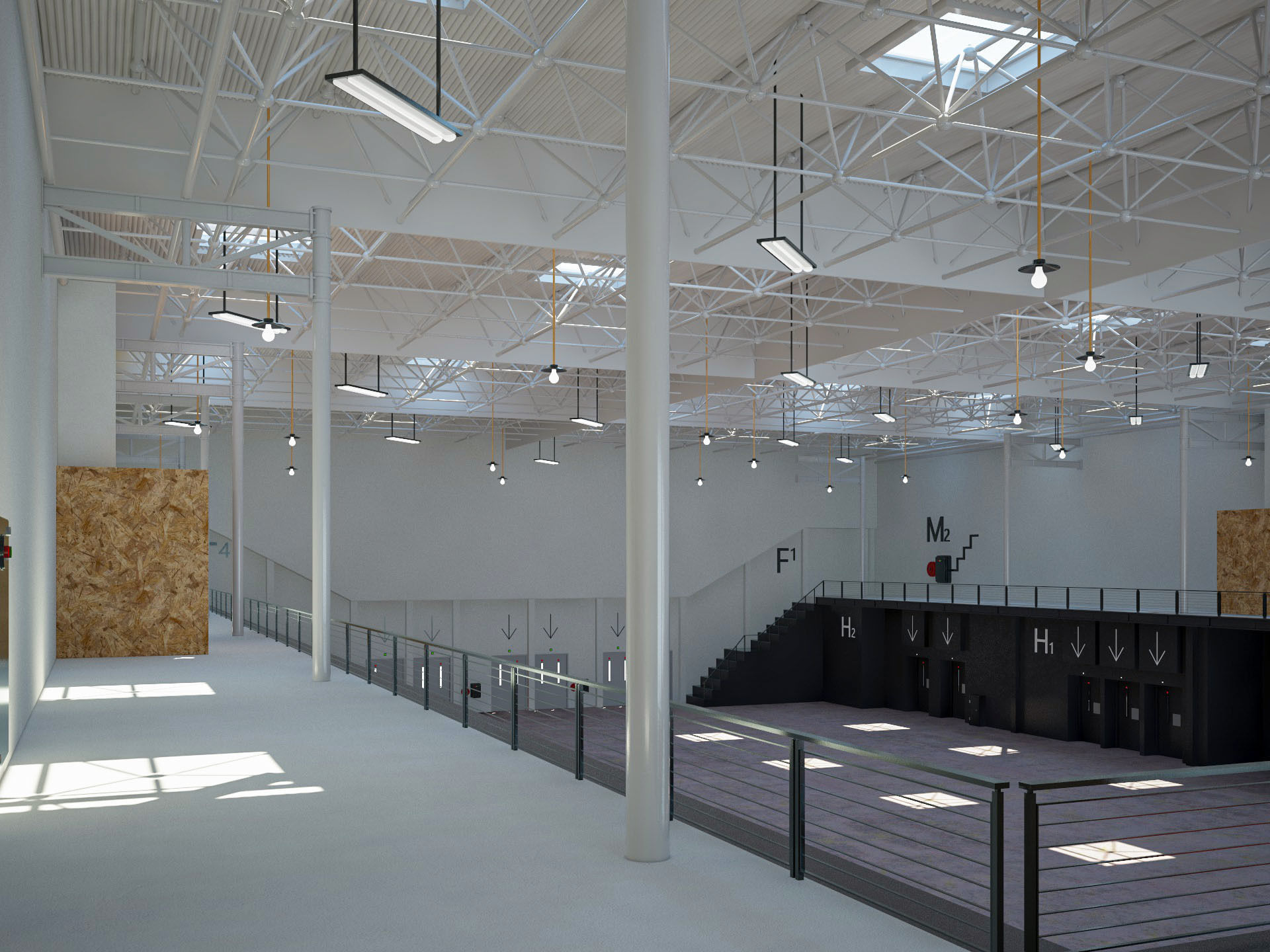 Exhibition Hall 14 interior 3D model_5