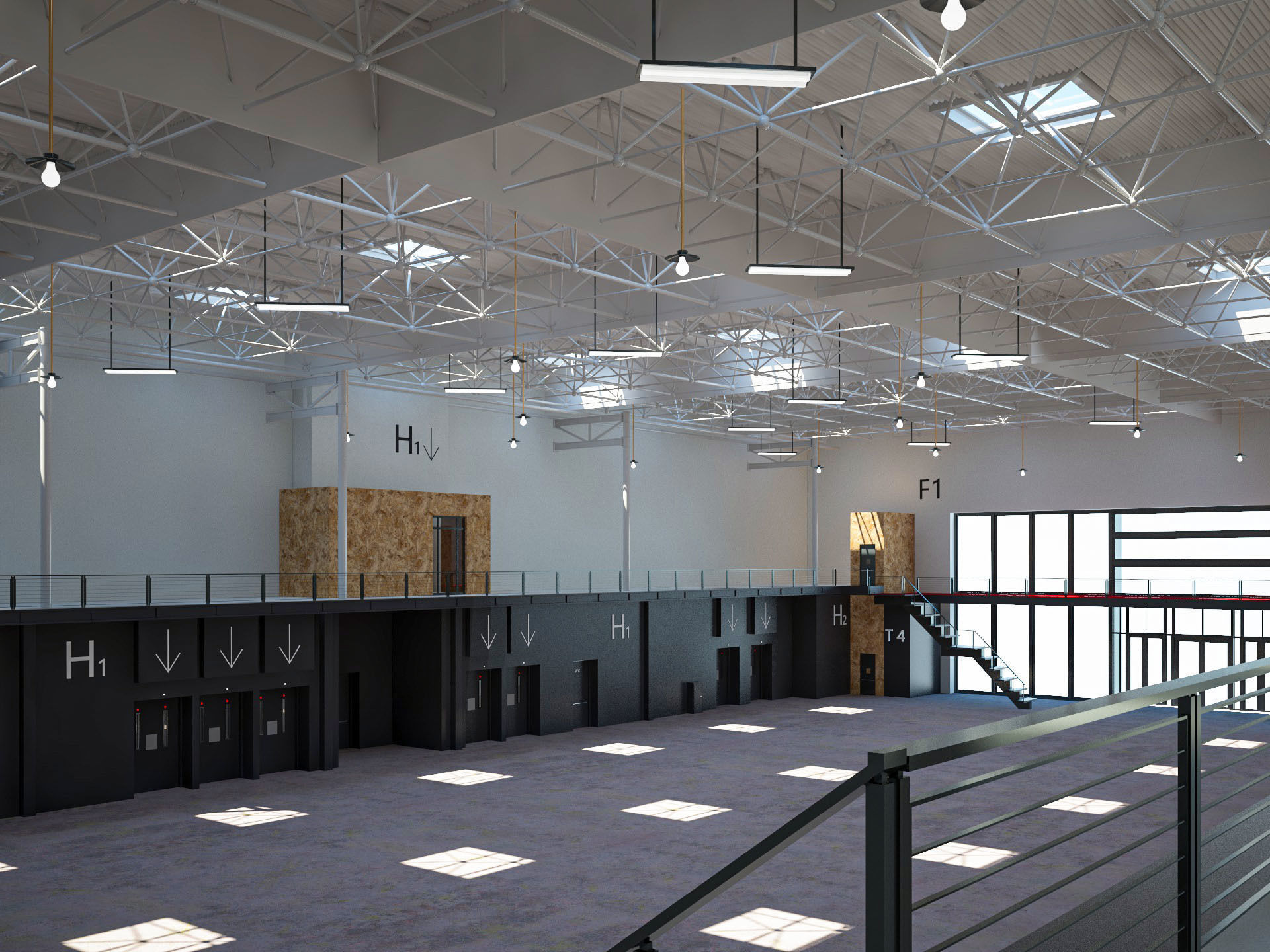 Exhibition Hall 14 interior 3D model_10