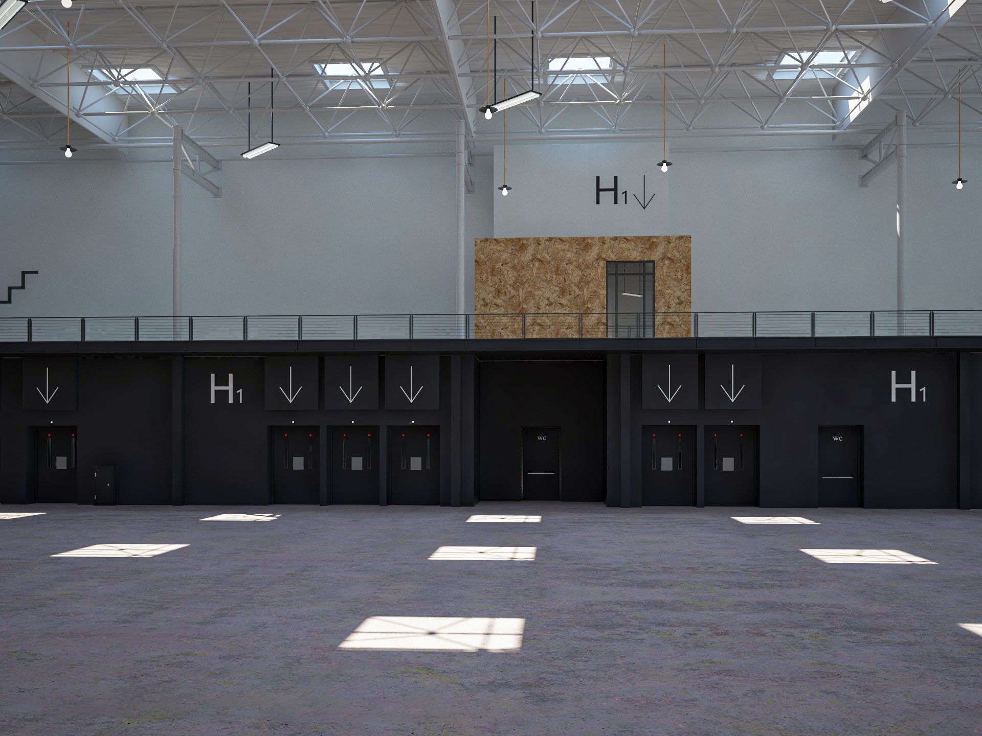 Exhibition Hall 14 interior 3D model_4