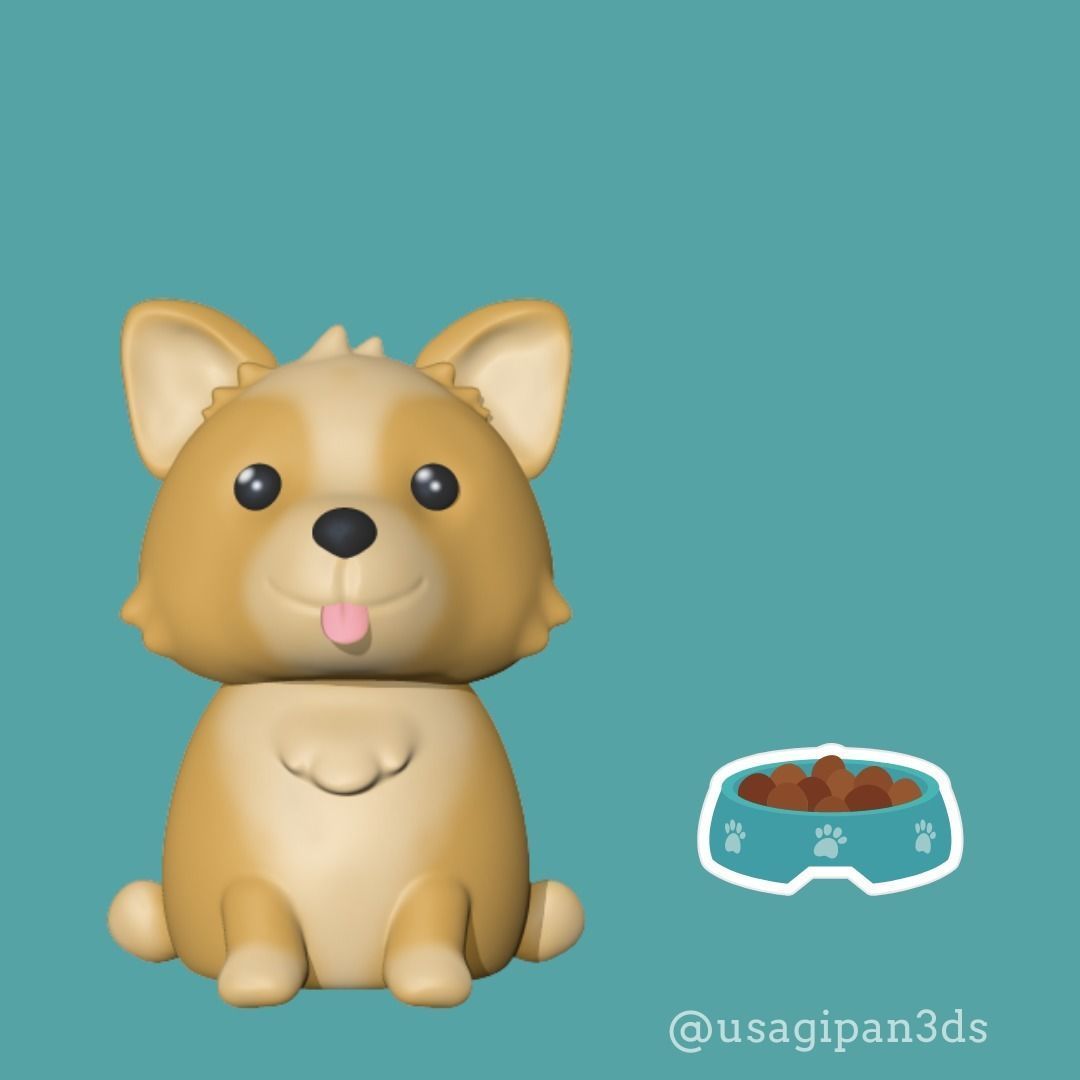 Little Dog 3D print model_2