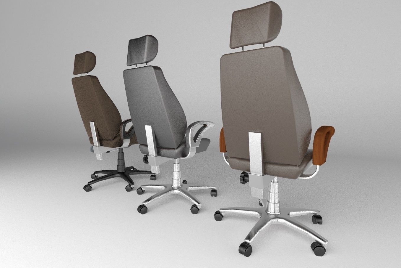 Office chair 3D model_4
