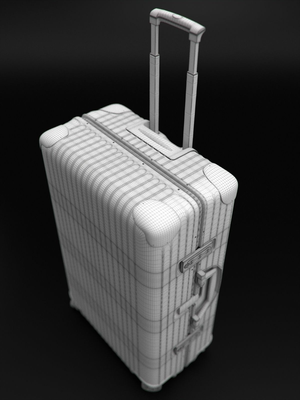 Rimowa Topas Multiwheel Trolley Bag 3D model_9