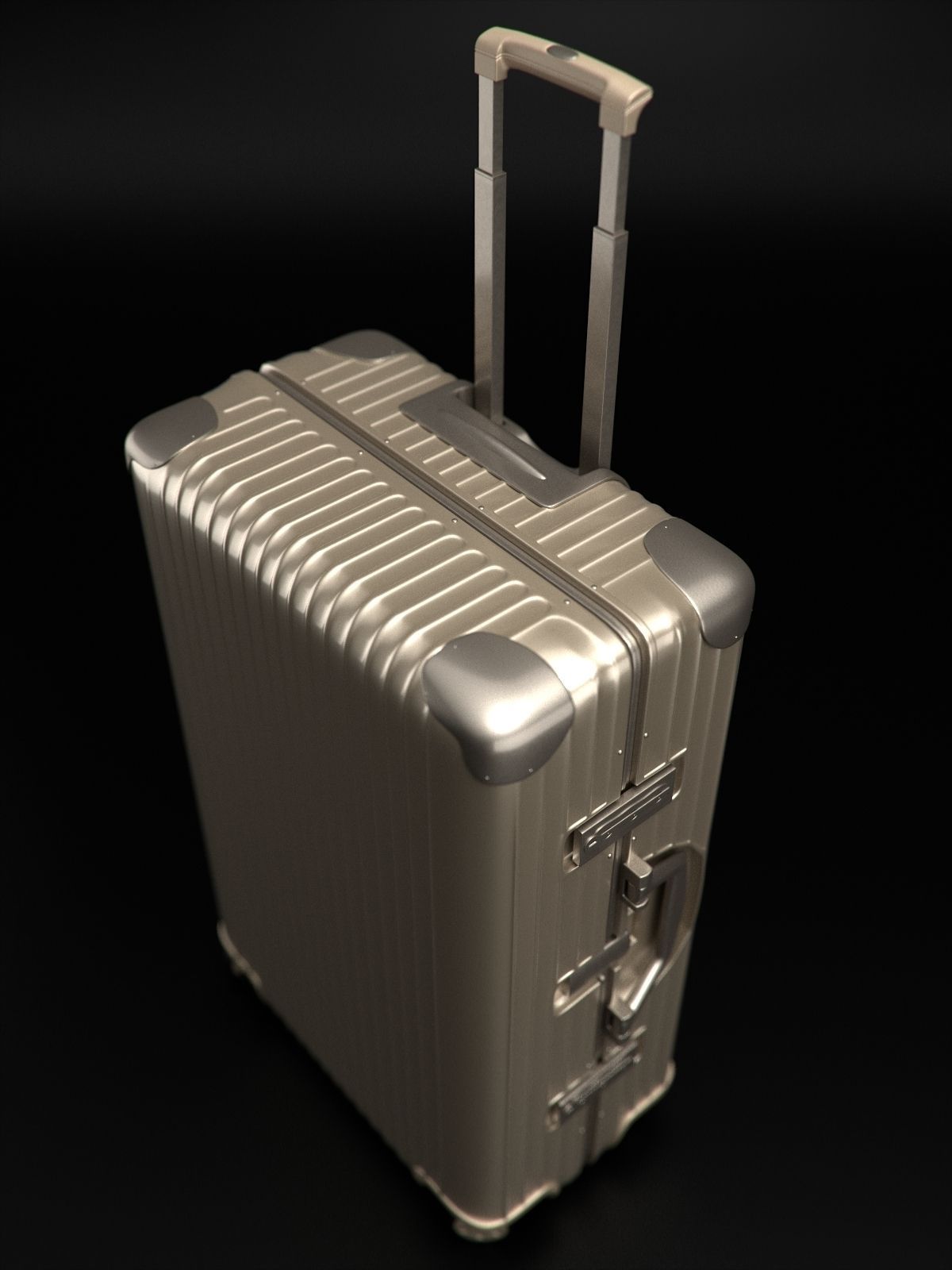 Rimowa Topas Multiwheel Trolley Bag 3D model_3