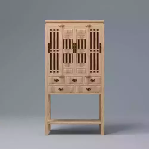 LATTICE KITCHEN CABINET