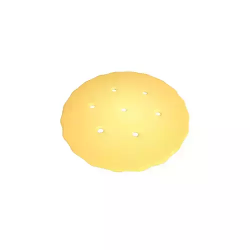 Round Cracker v1 001 Low-poly 3D model