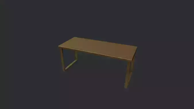 Gold Metal Modern Table