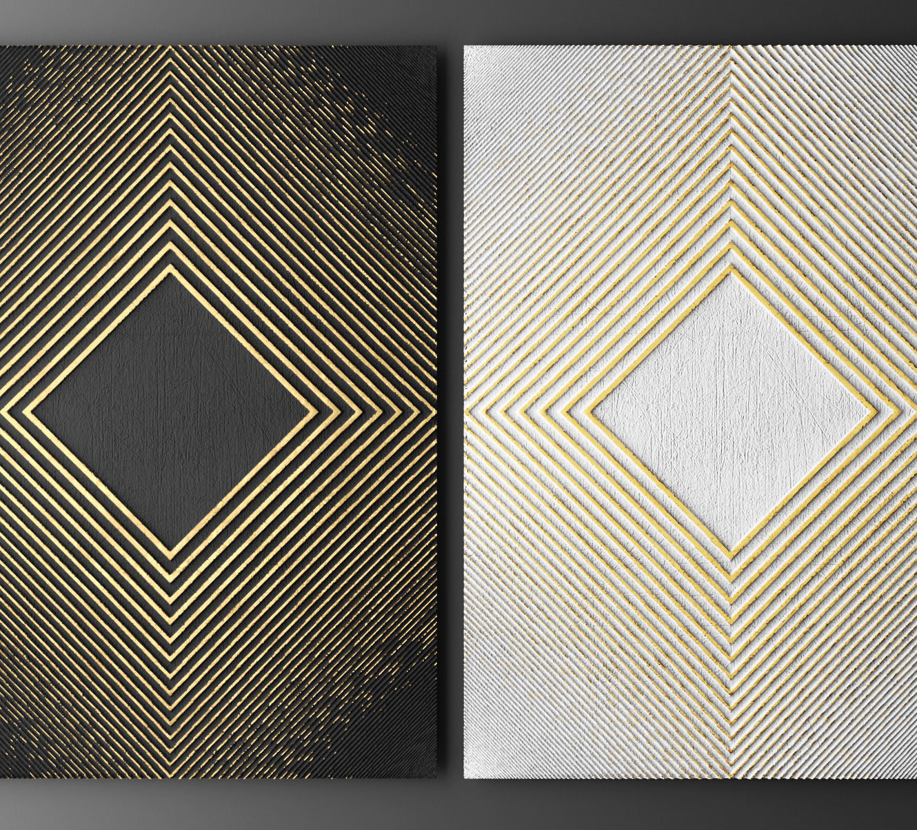 Panel painting 3D model_4