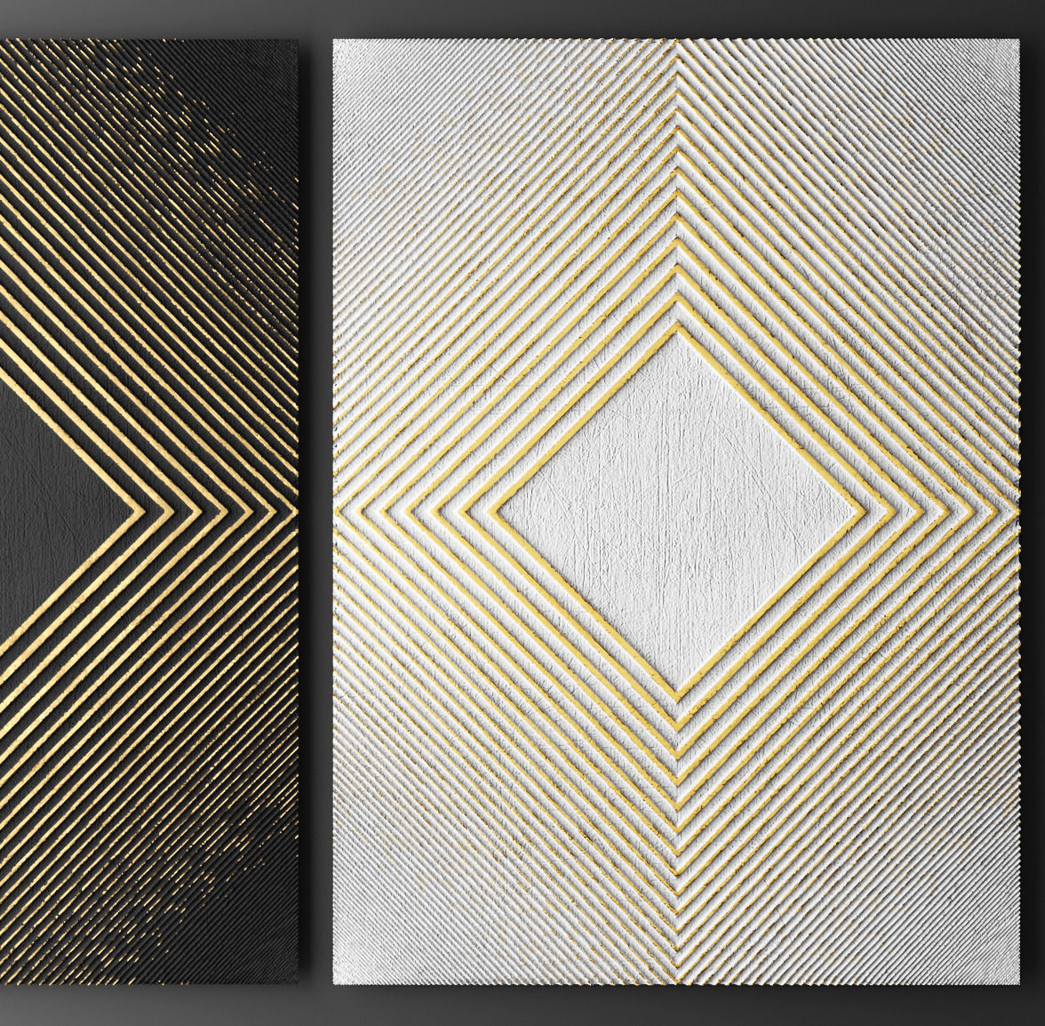 Panel painting 3D model_1