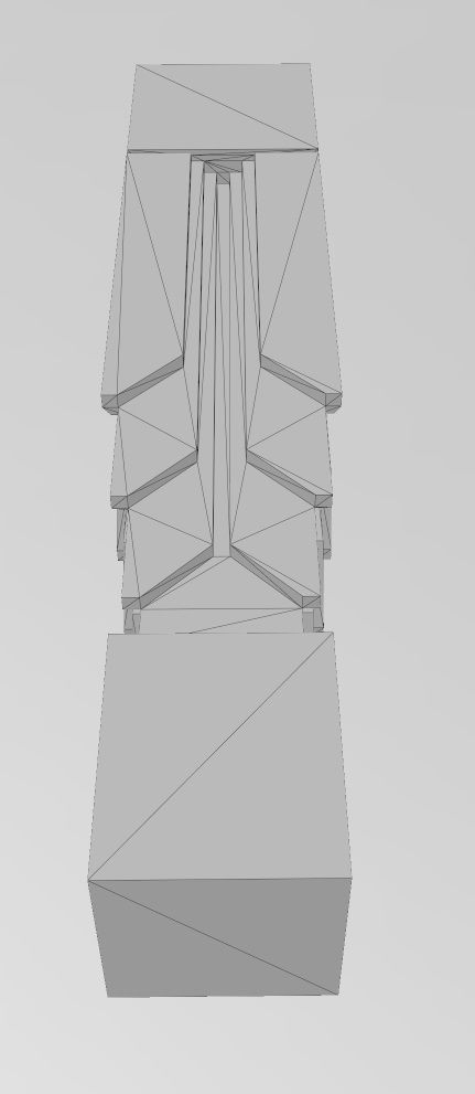 Simple New york contemporary style column 3D print model_12
