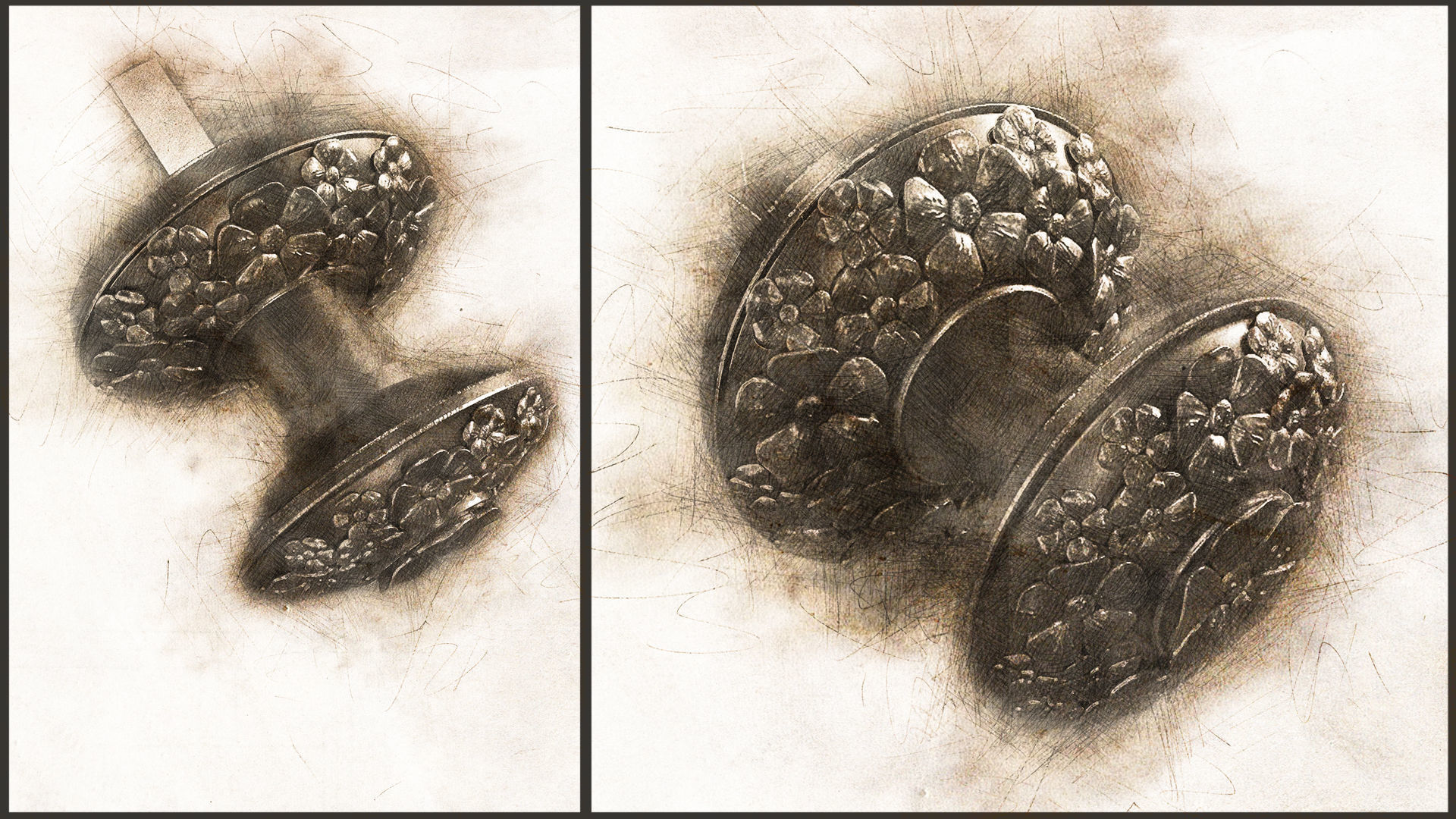 Brass Door Handles 3D model 3D model_6