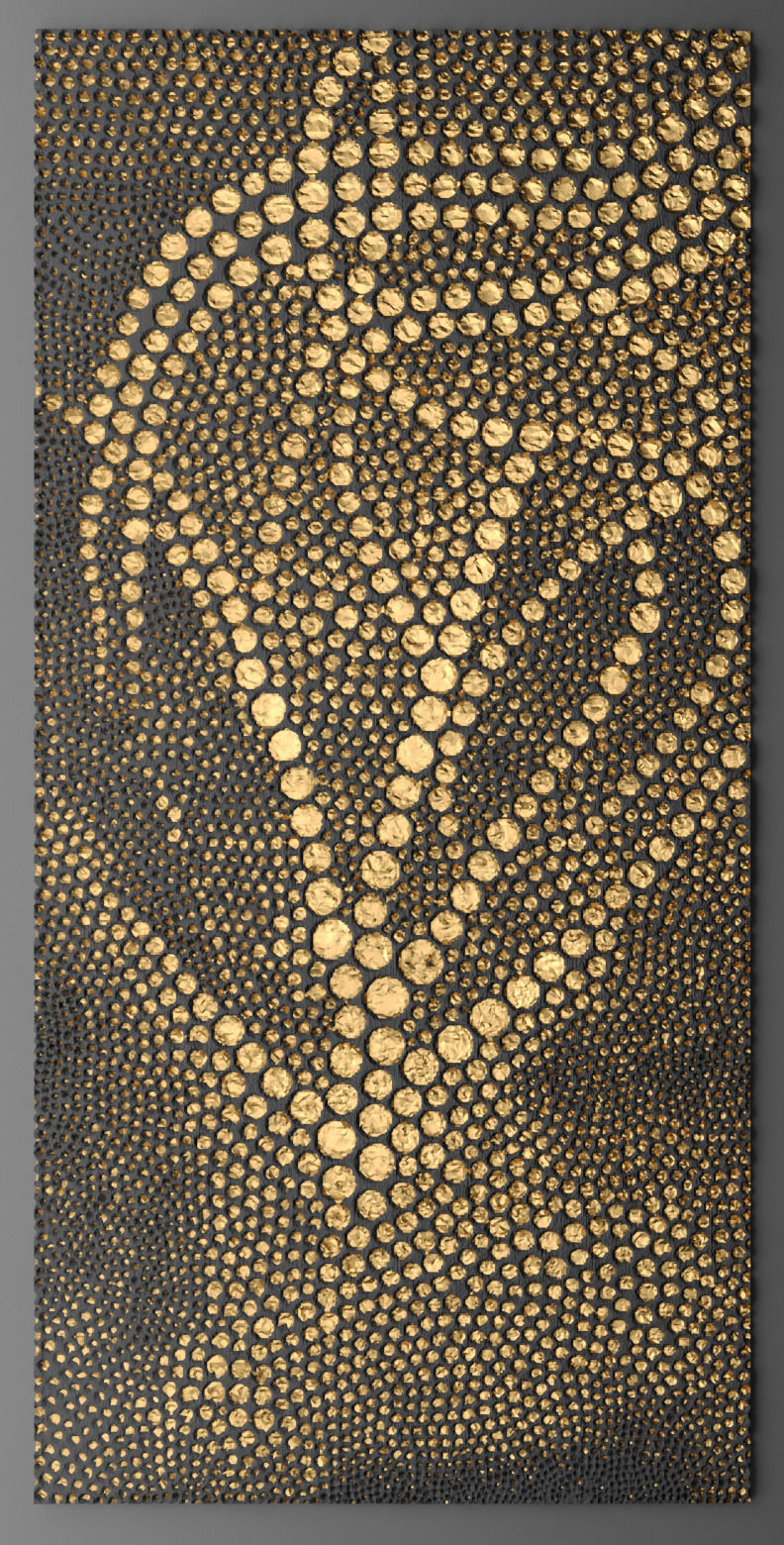 Panel painting 3D model_1