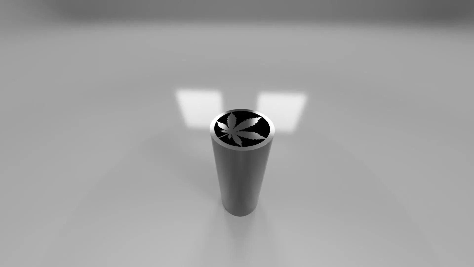 Filters tube with leaf 3D print model