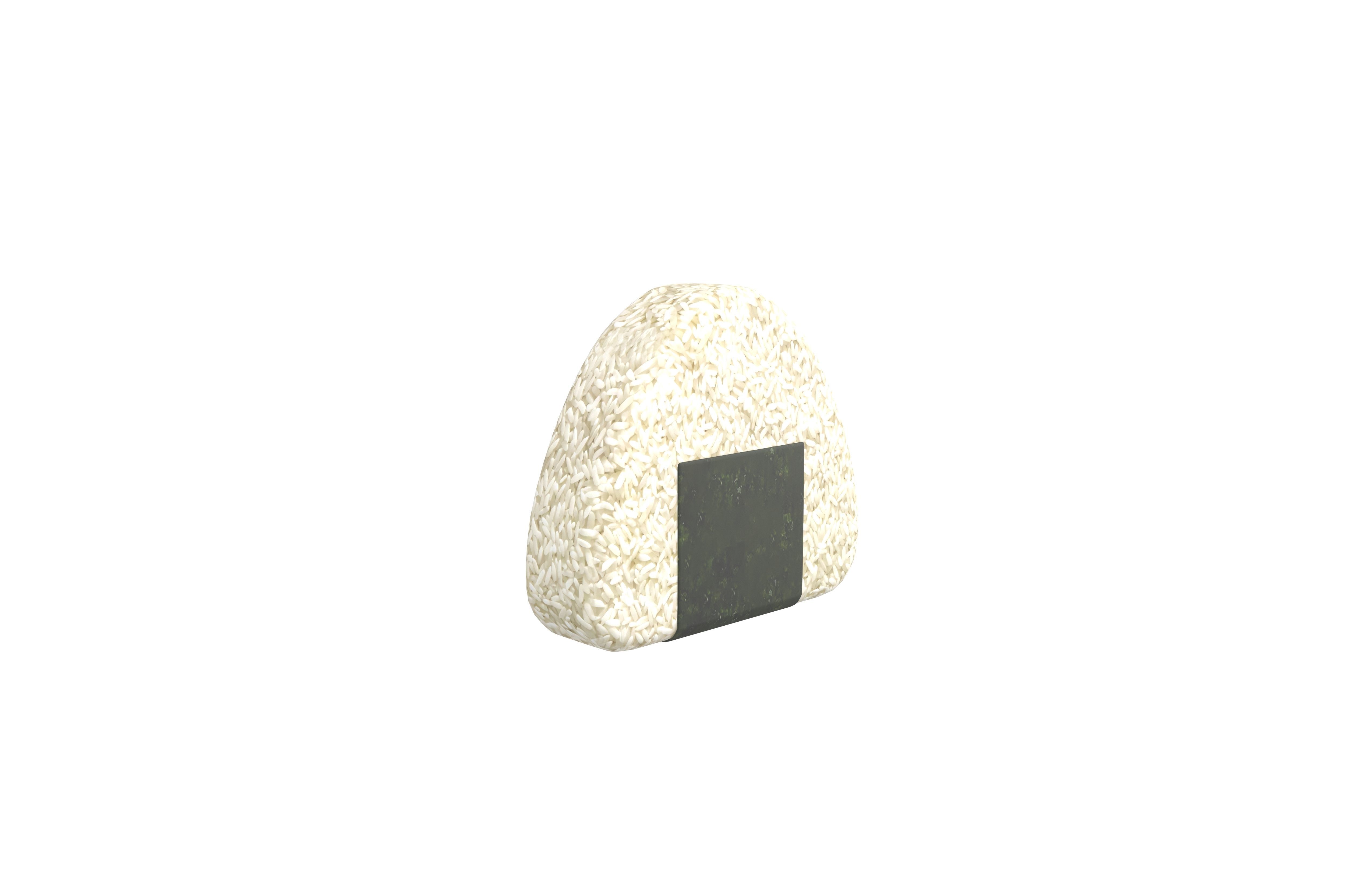 Rice Ball v1 002 Low-poly 3D model_1