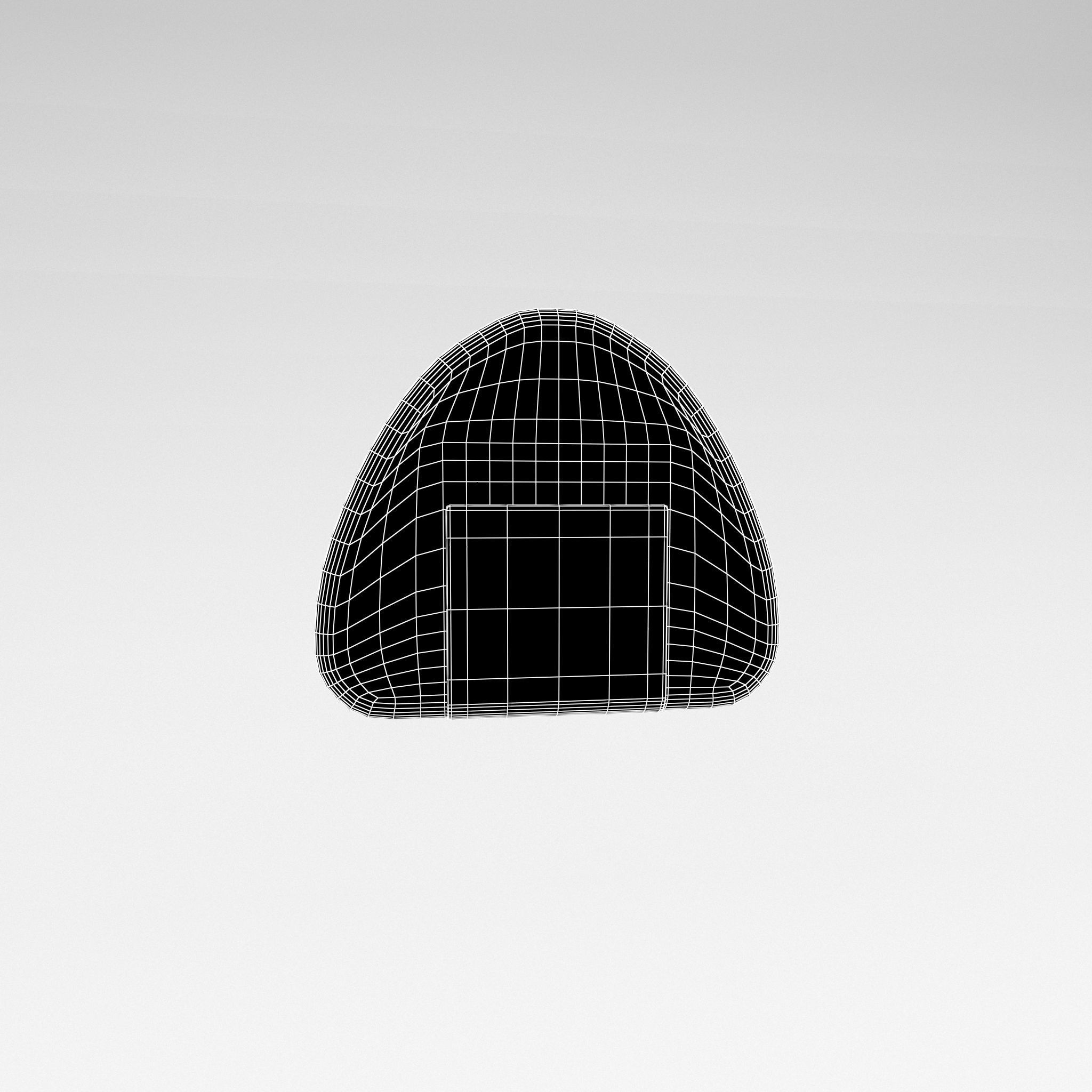 Rice Ball v1 002 Low-poly 3D model_4