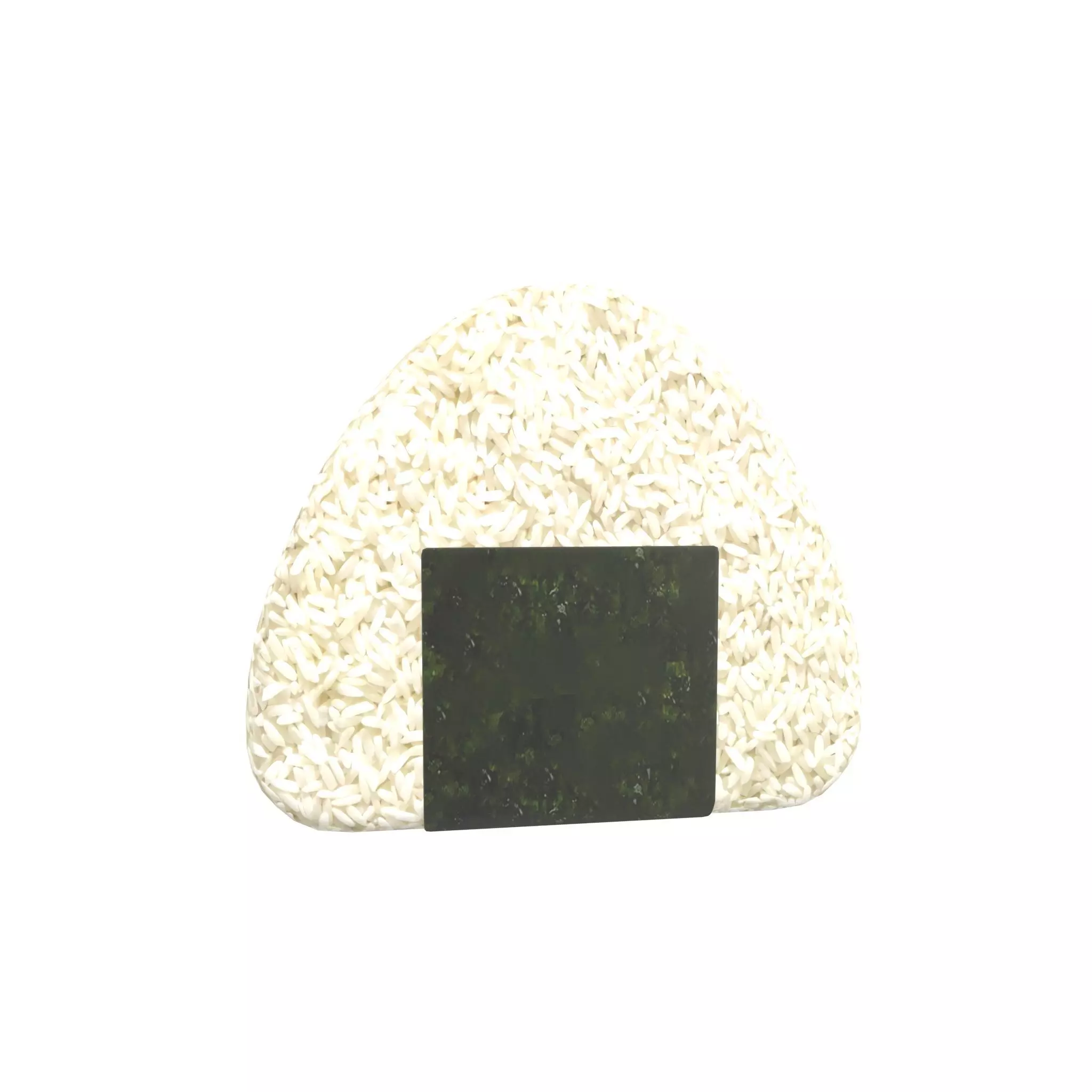 Rice Ball v1 002 Low-poly 3D model_0