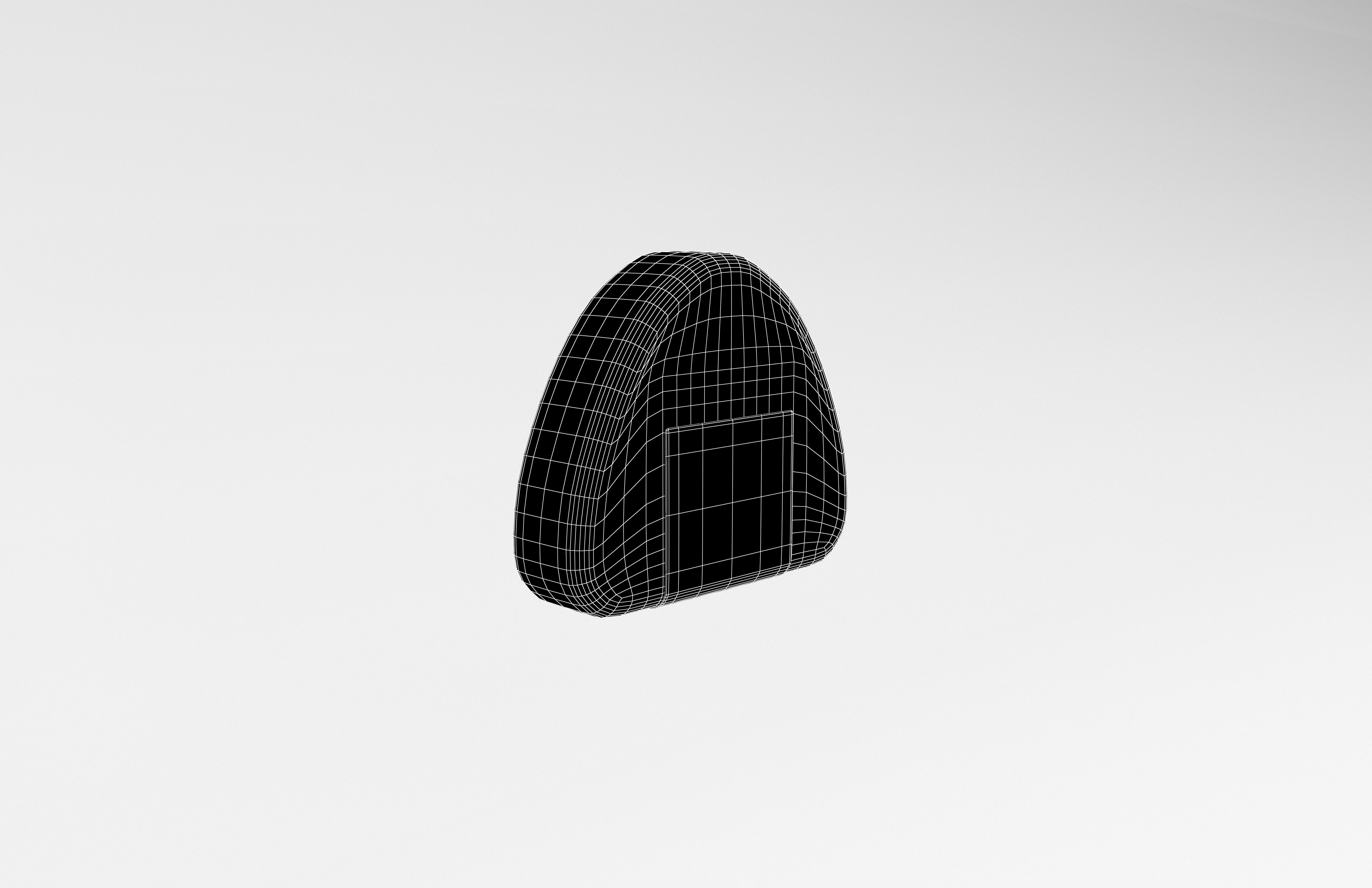 Rice Ball v1 002 Low-poly 3D model_7
