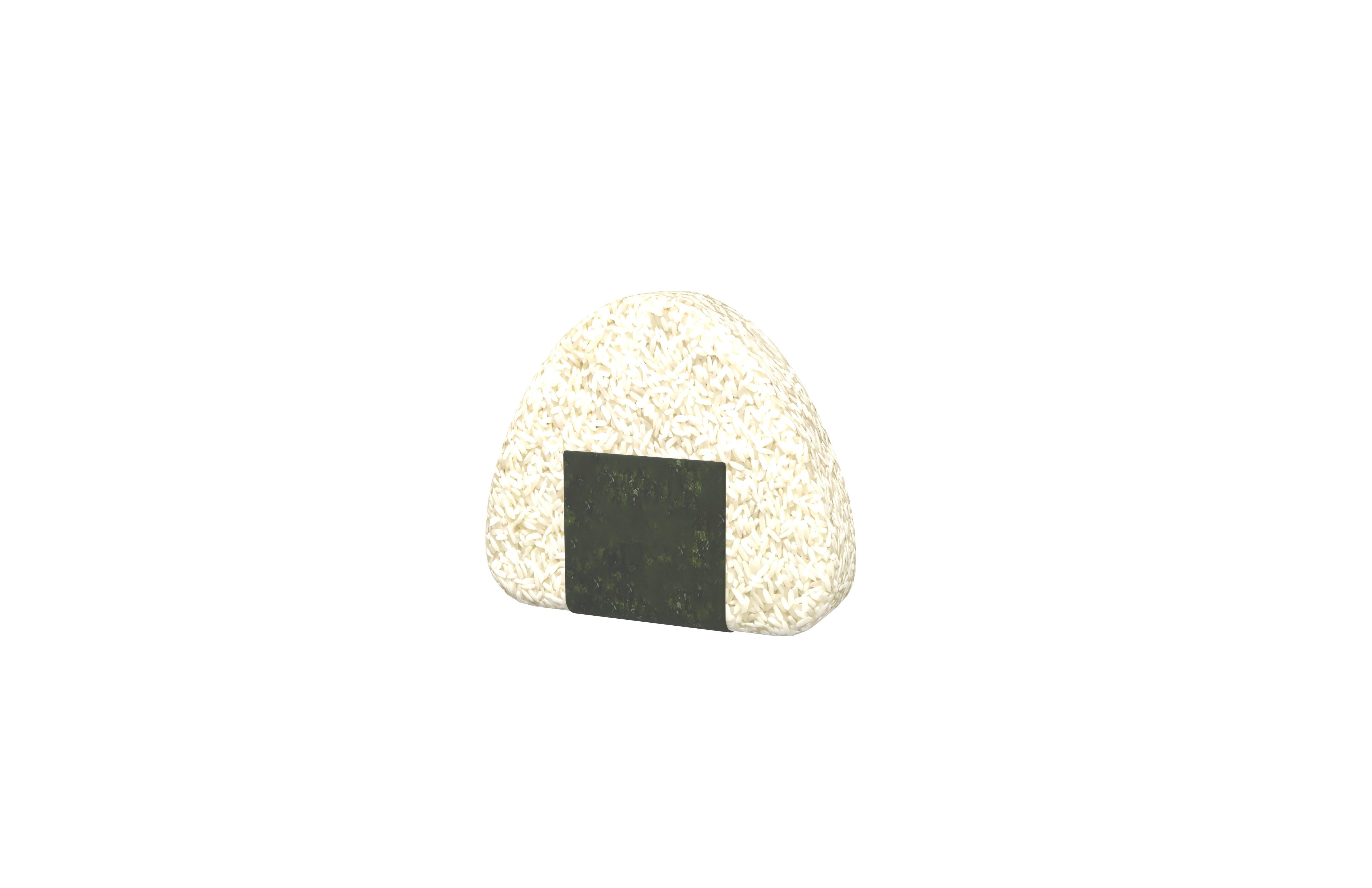 Rice Ball v1 002 Low-poly 3D model_3
