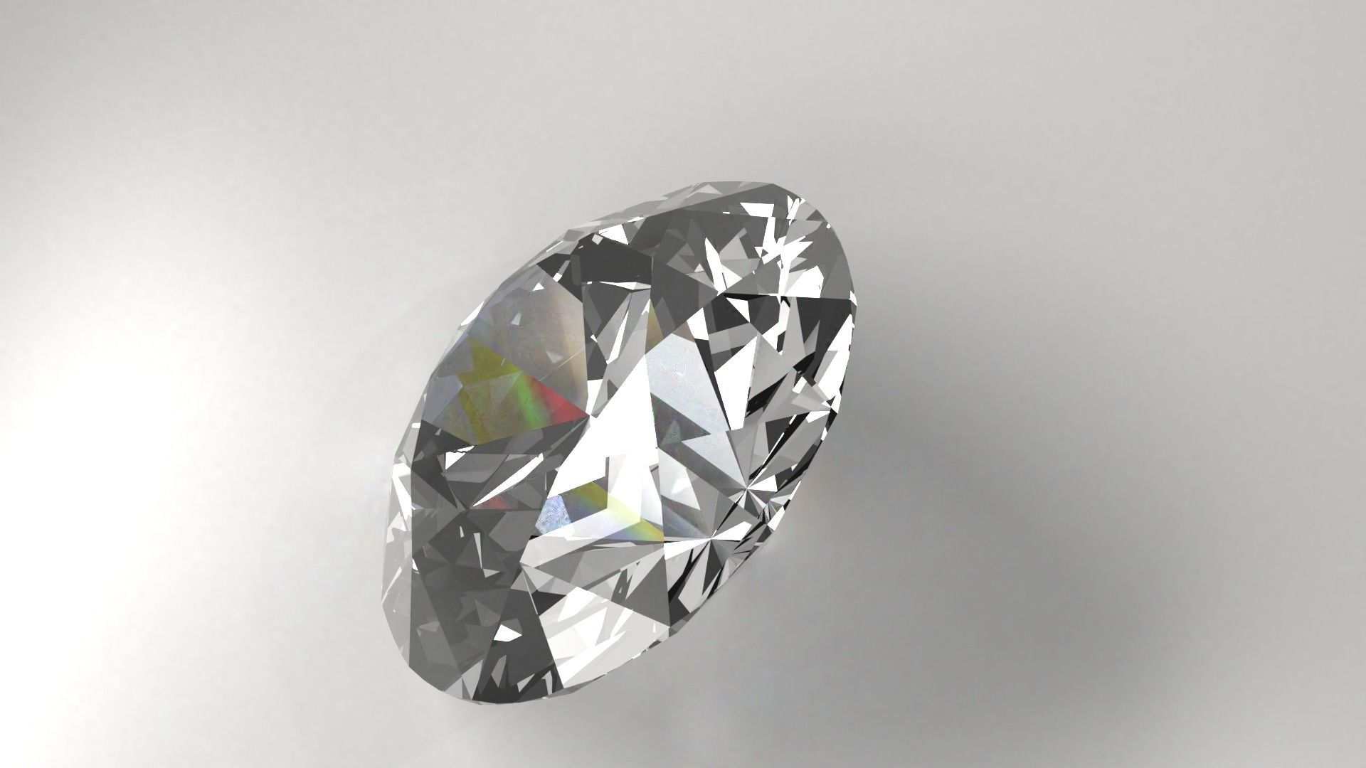 White Diamond 3D model_2