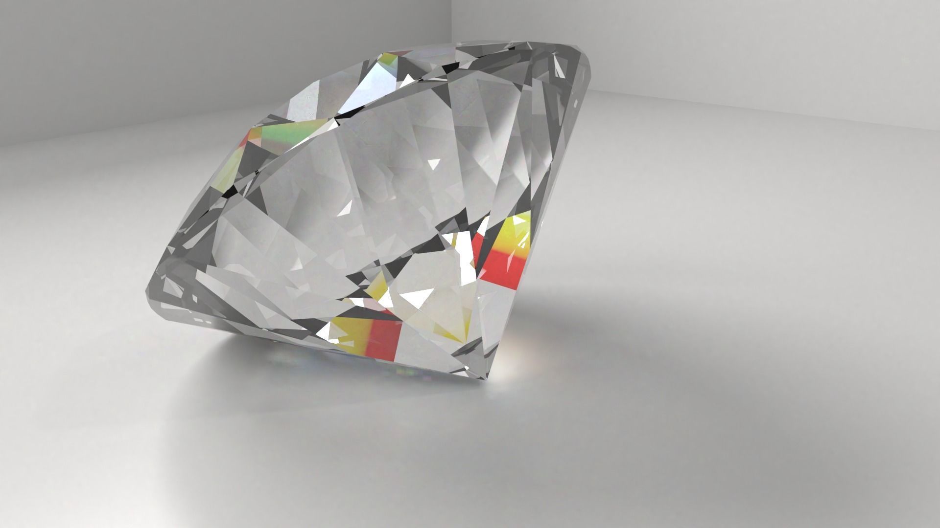 White Diamond 3D model_1