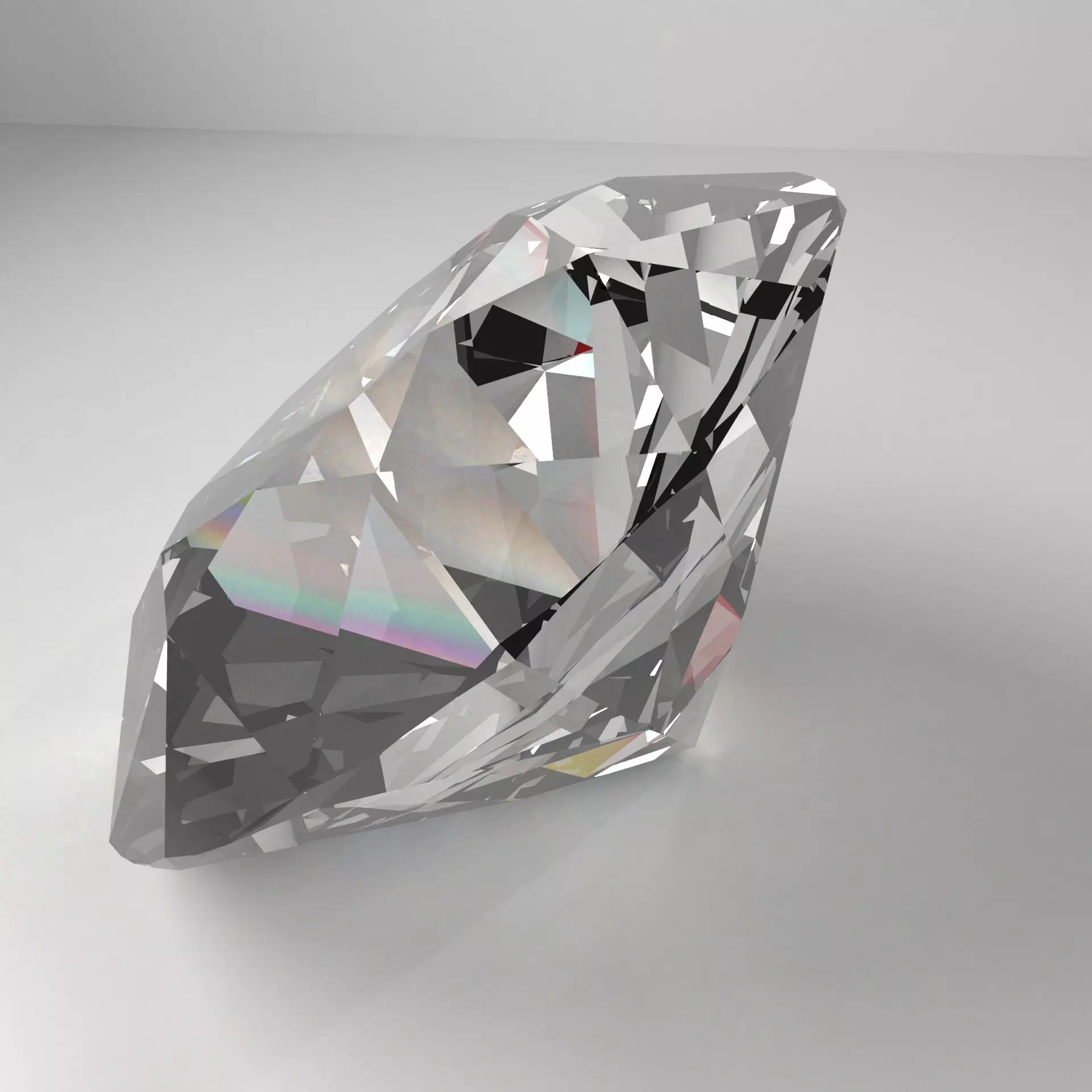 White Diamond 3D model_0