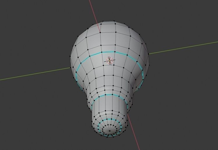 LED lightbulb Free low-poly 3D model_4