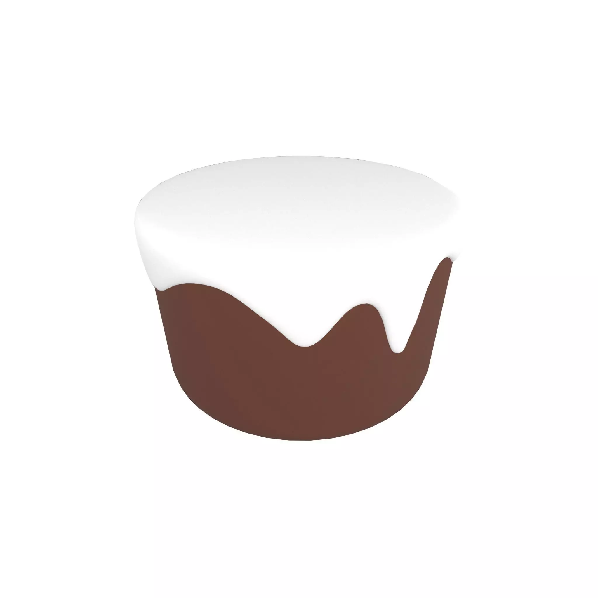 Chocolate Cake v1 002 Low-poly 3D model