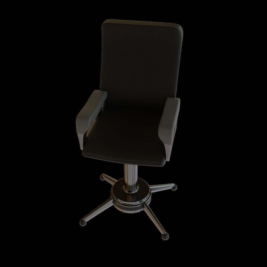 Office chair 3D model_1
