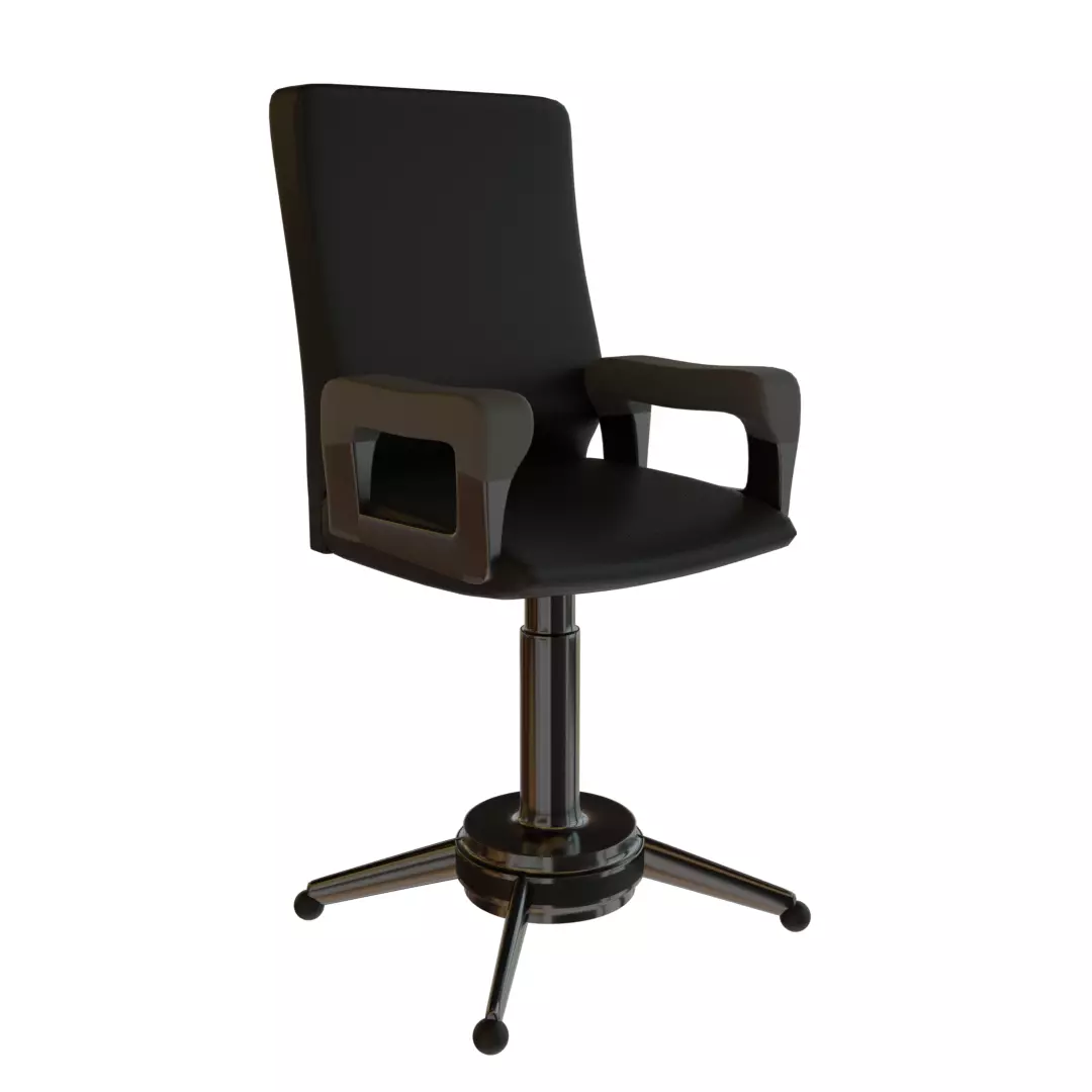 Office chair 3D model_0