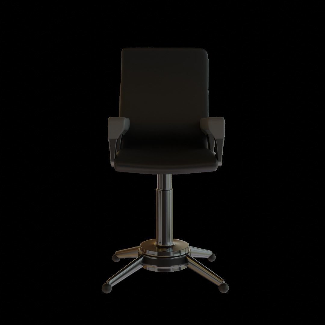 Office chair 3D model_3