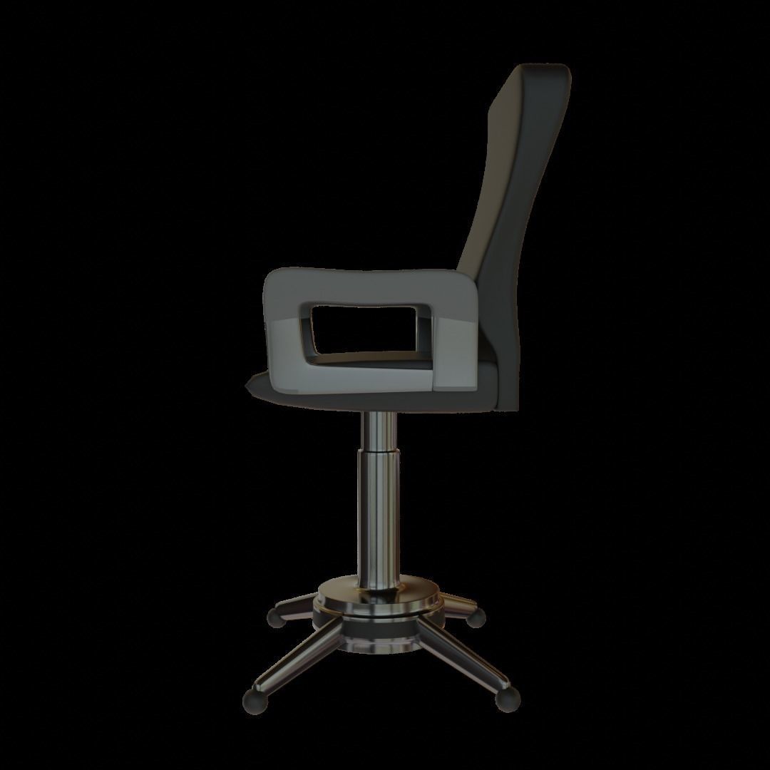 Office chair 3D model_2