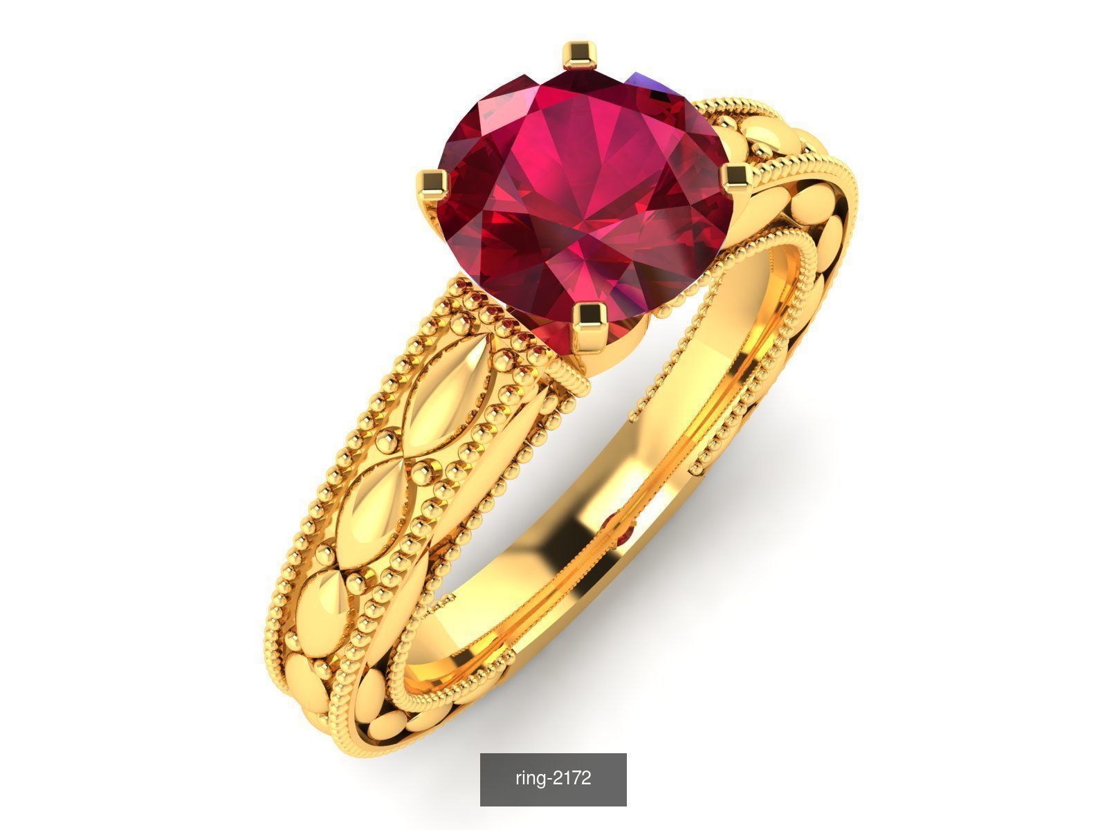 274 GEMSTONE RING 3D Model Collection_168
