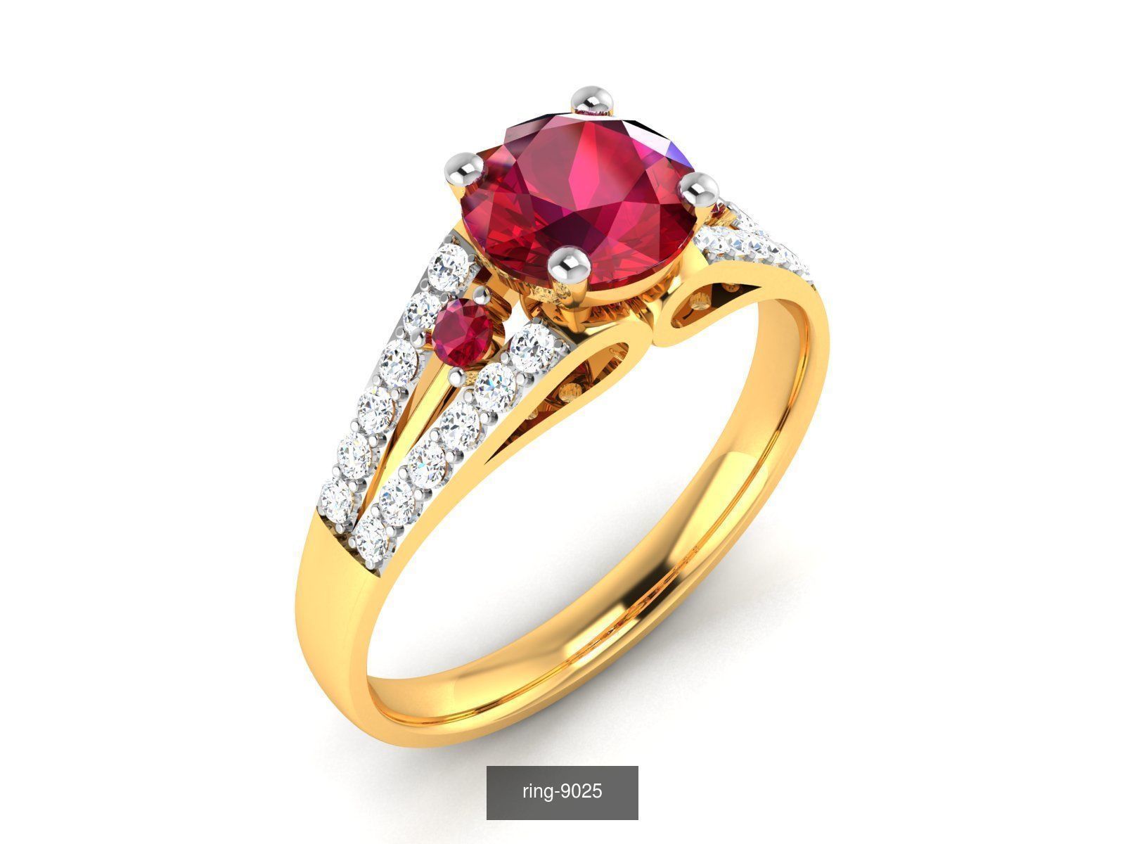 274 GEMSTONE RING 3D Model Collection_49