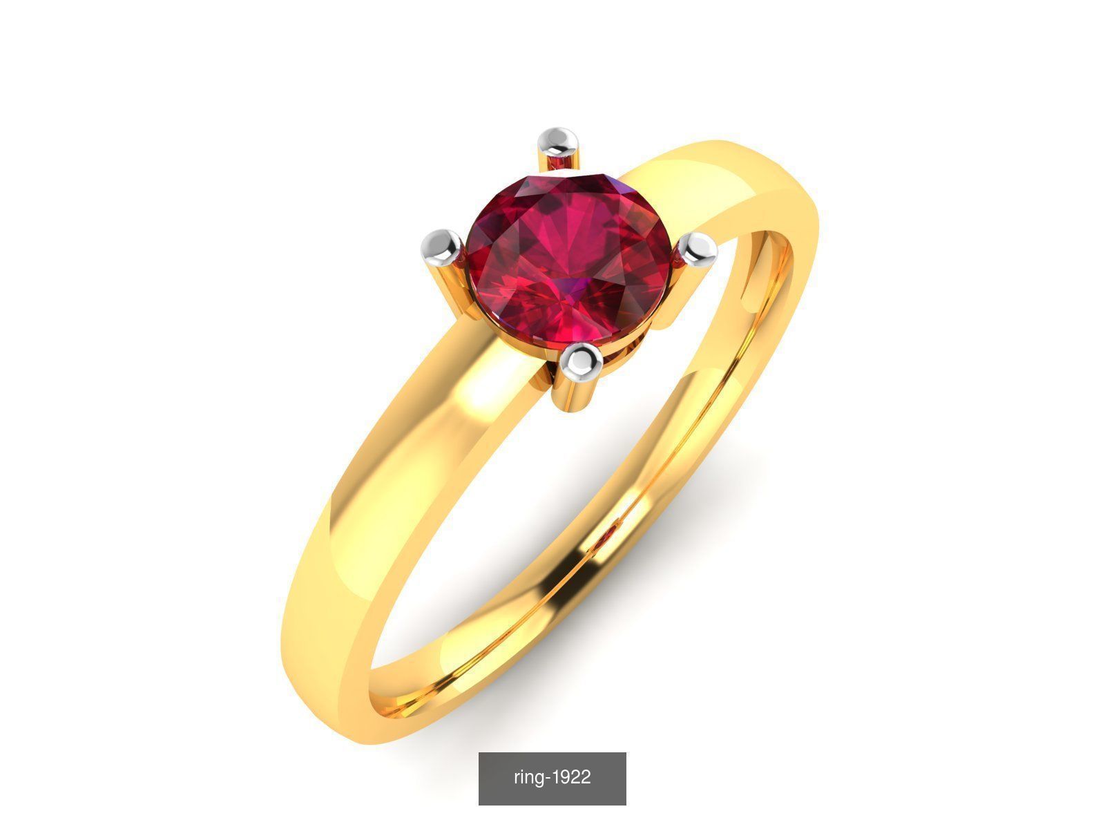 274 GEMSTONE RING 3D Model Collection_100