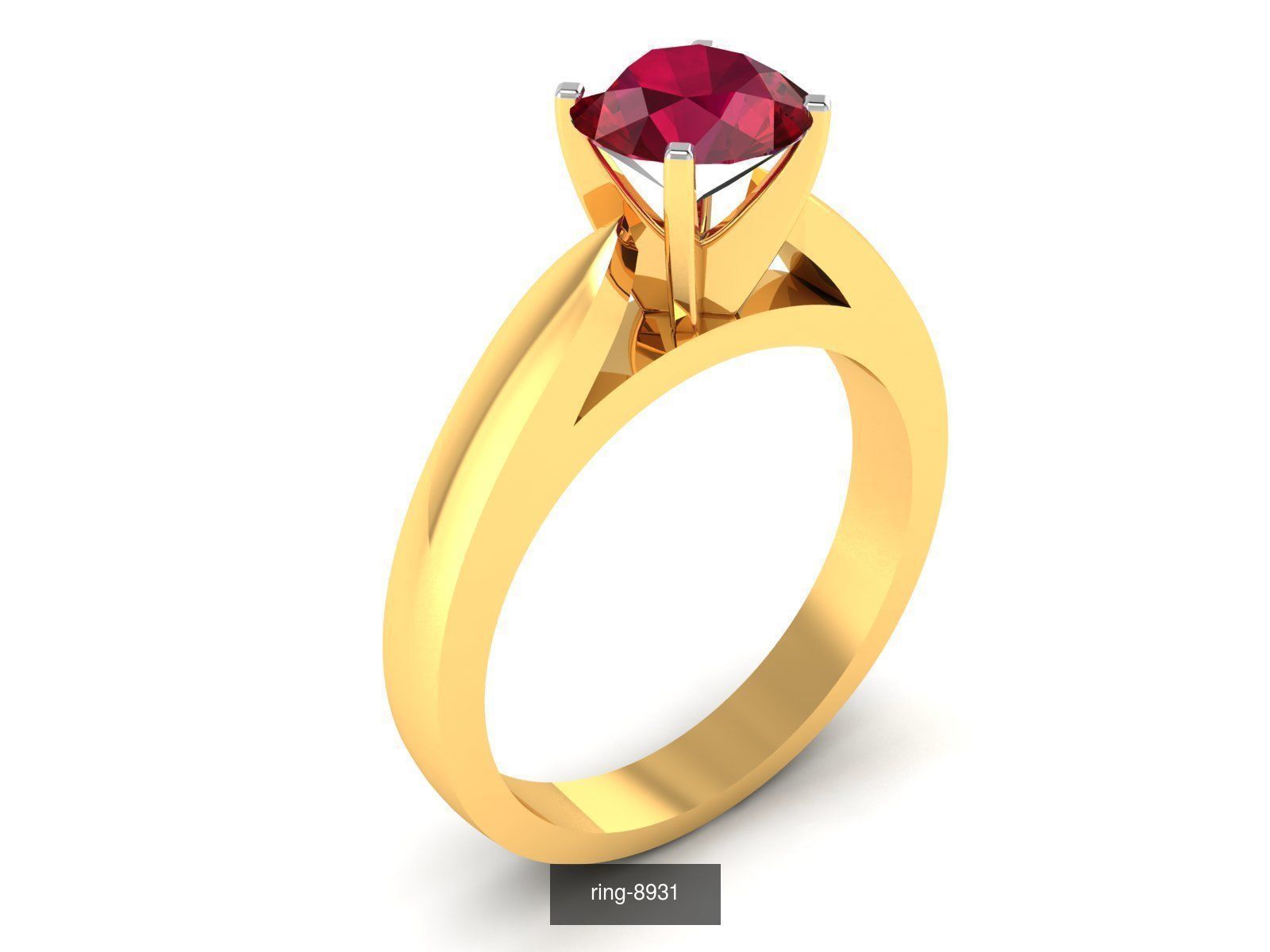 274 GEMSTONE RING 3D Model Collection_52