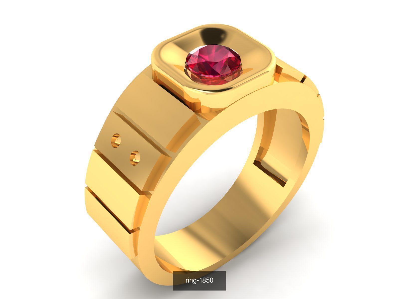 274 GEMSTONE RING 3D Model Collection_110