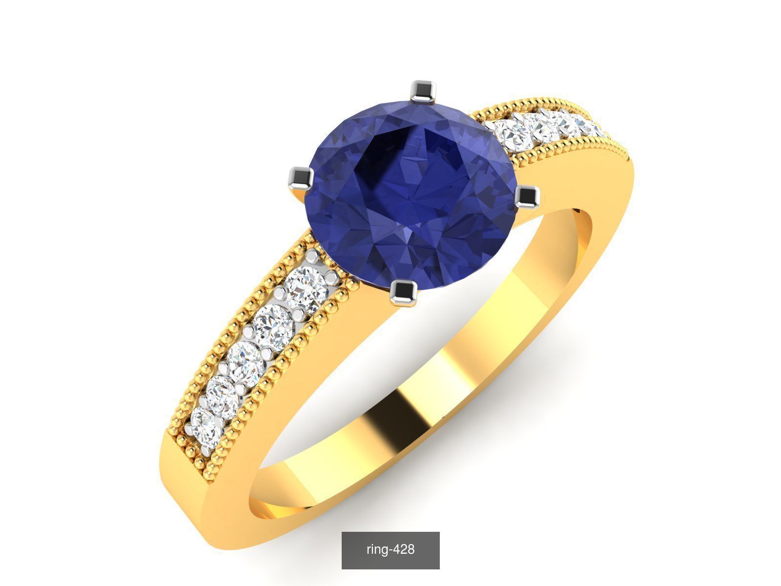 274 GEMSTONE RING 3D Model Collection_75