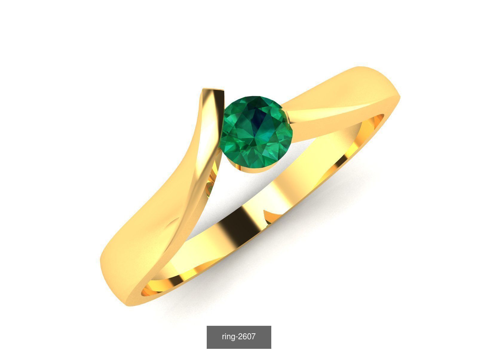 274 GEMSTONE RING 3D Model Collection_158