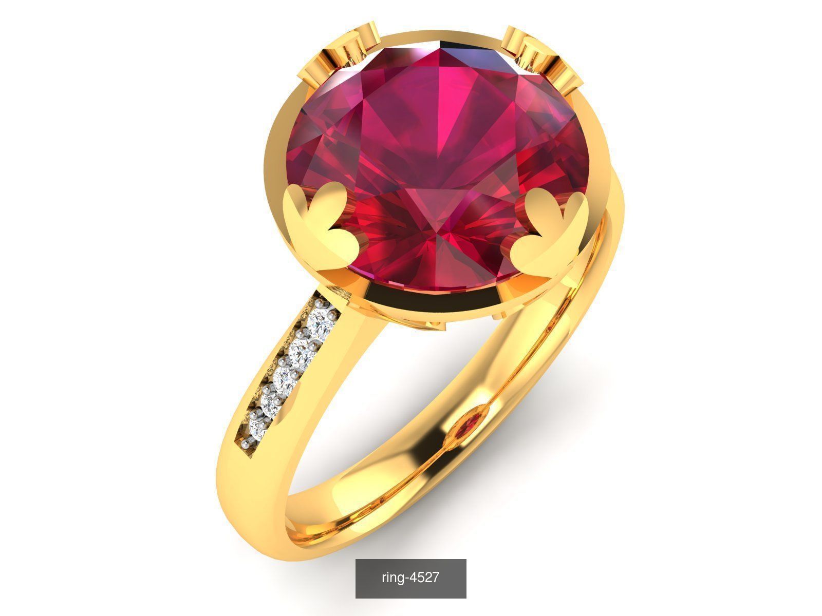 274 GEMSTONE RING 3D Model Collection_178