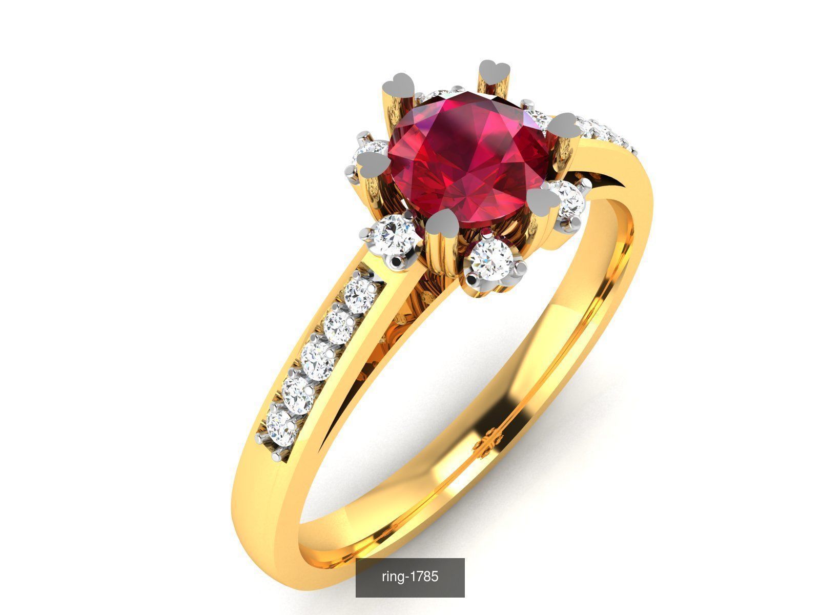 274 GEMSTONE RING 3D Model Collection_112