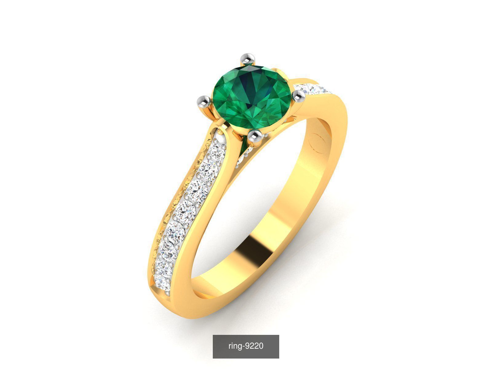 274 GEMSTONE RING 3D Model Collection_24