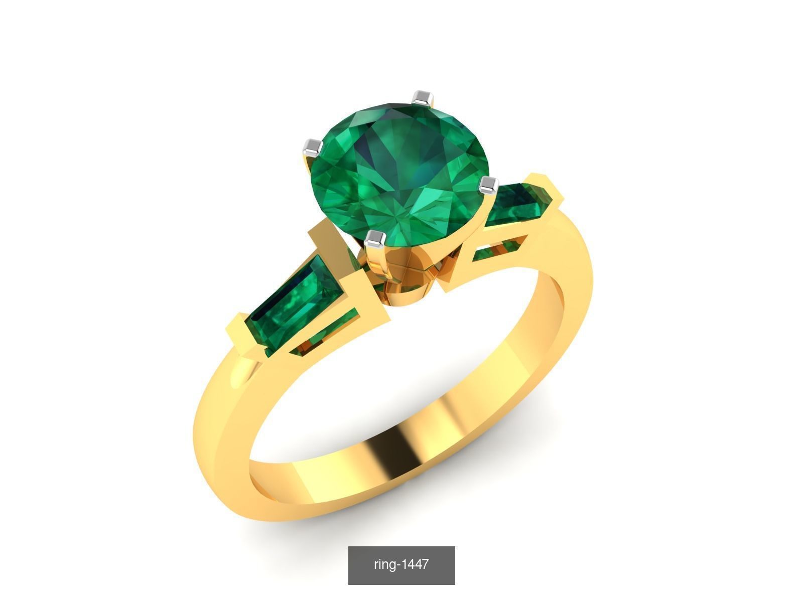 274 GEMSTONE RING 3D Model Collection_127
