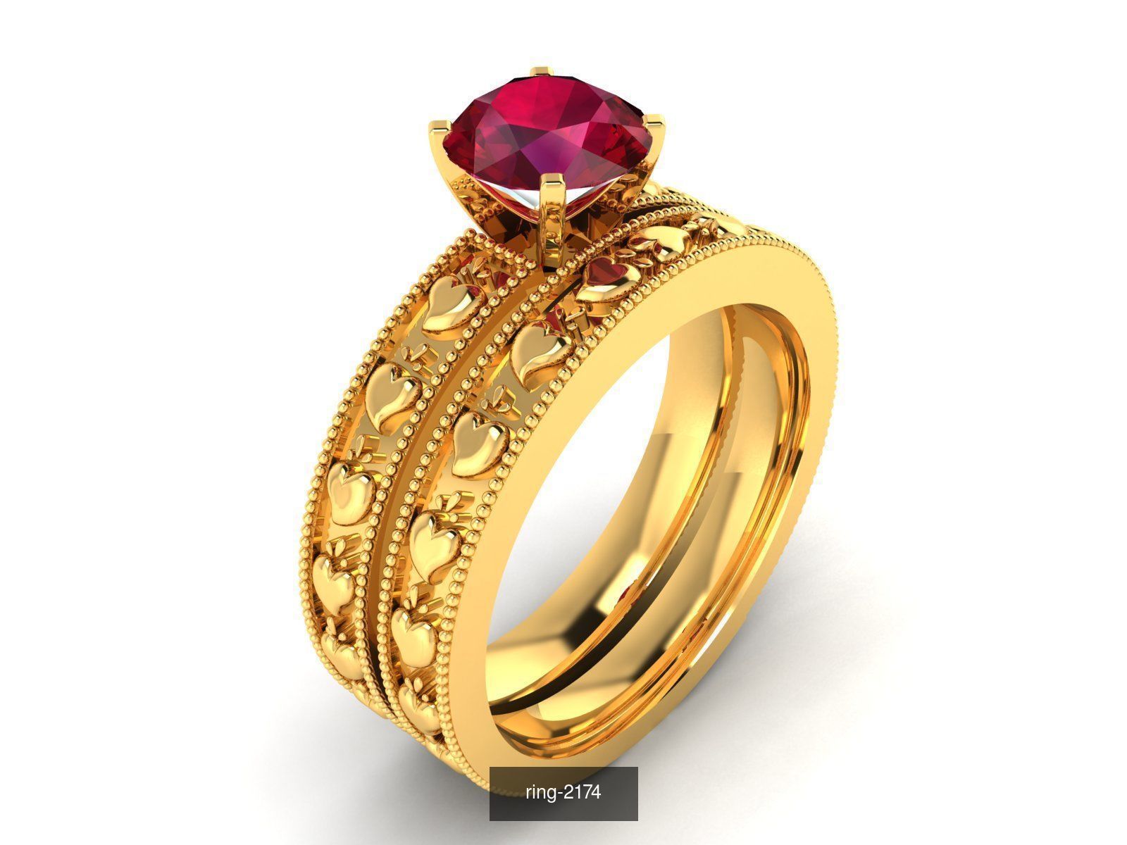 274 GEMSTONE RING 3D Model Collection_167