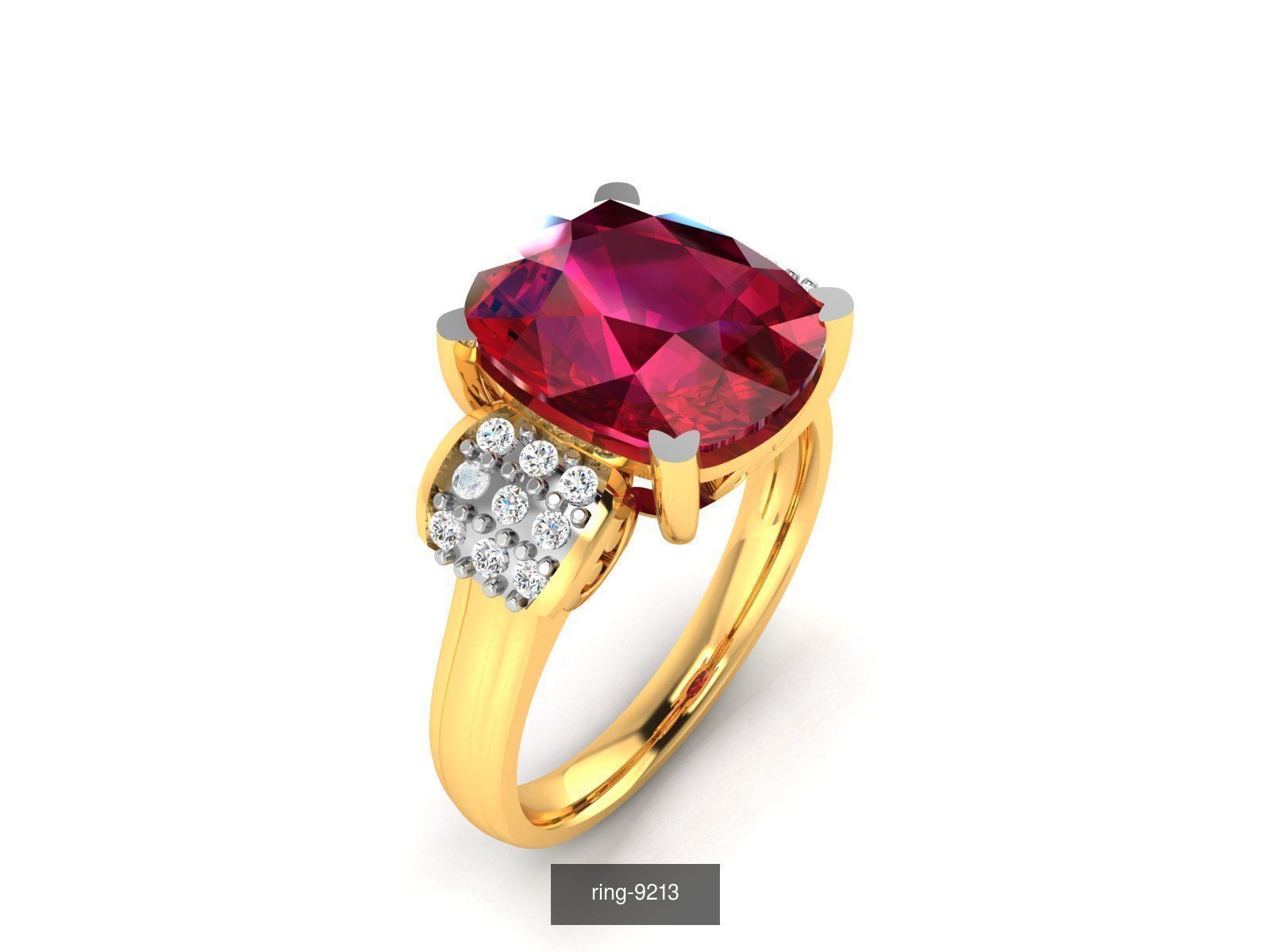 274 GEMSTONE RING 3D Model Collection_27