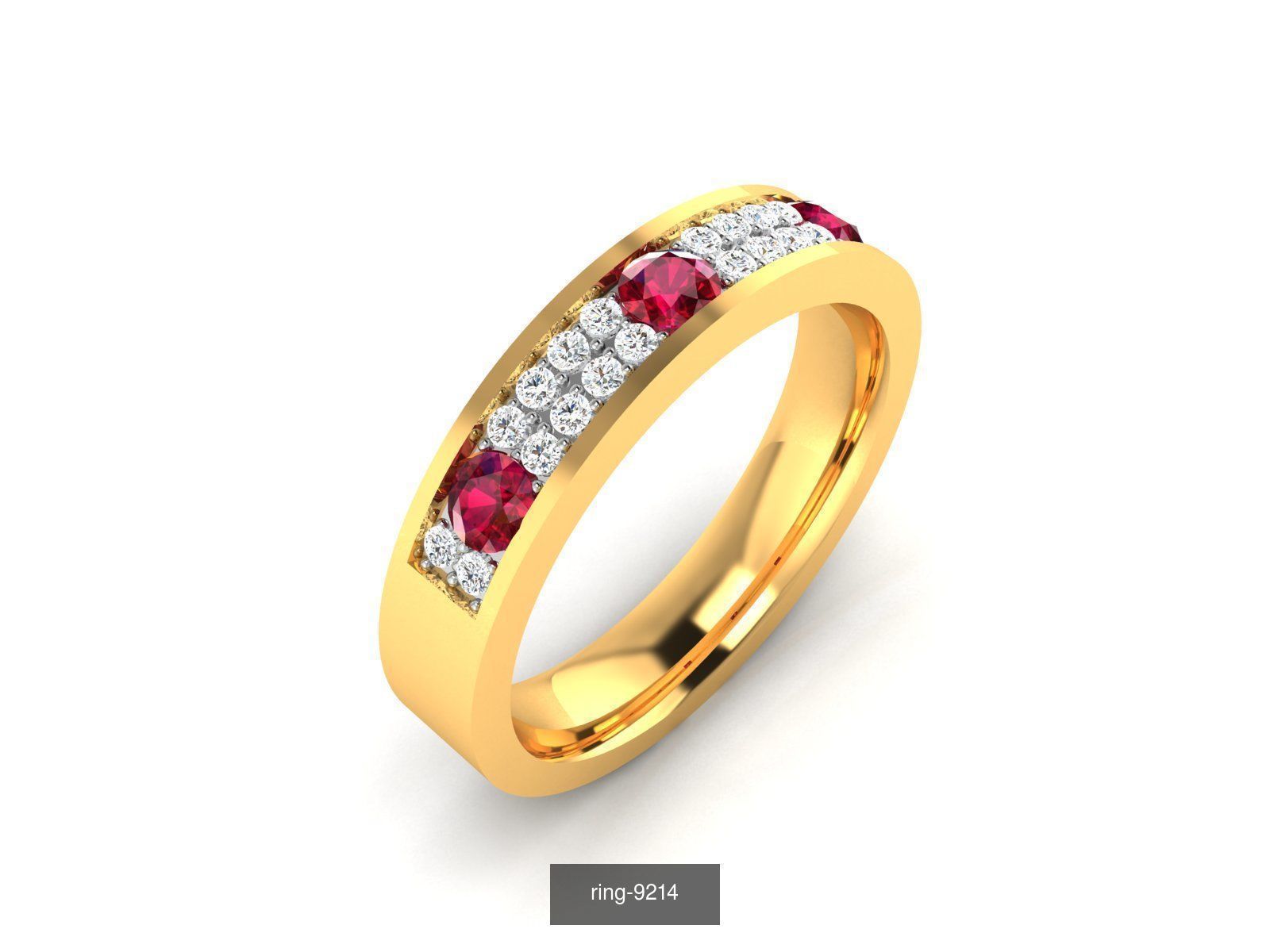 274 GEMSTONE RING 3D Model Collection_26
