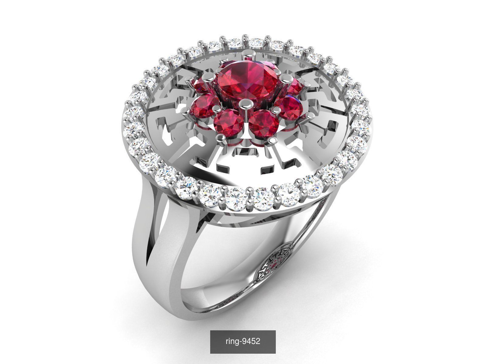 274 GEMSTONE RING 3D Model Collection_41