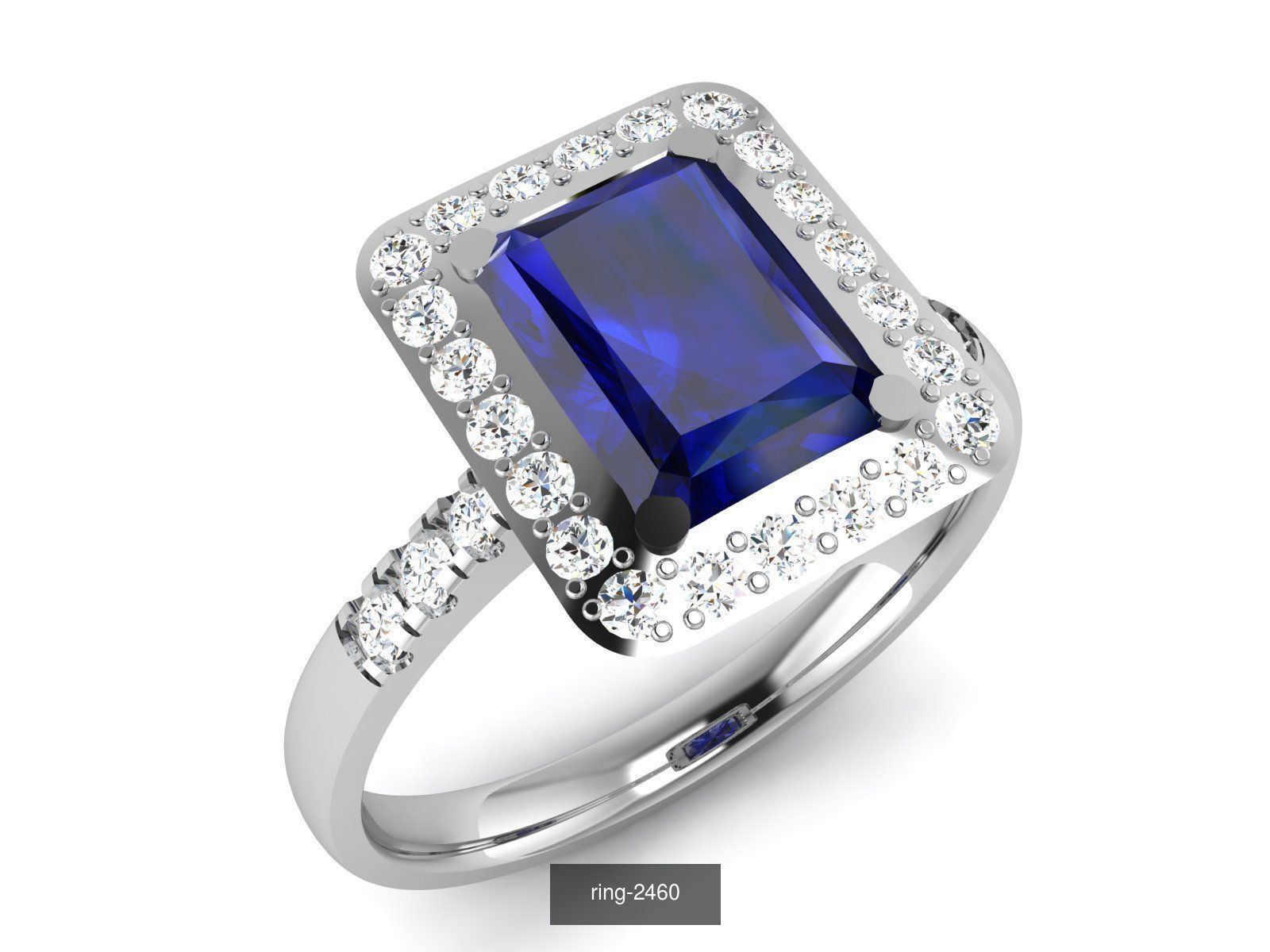 274 GEMSTONE RING 3D Model Collection_161