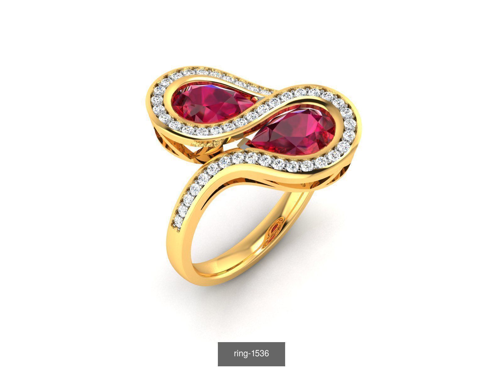 274 GEMSTONE RING 3D Model Collection_124