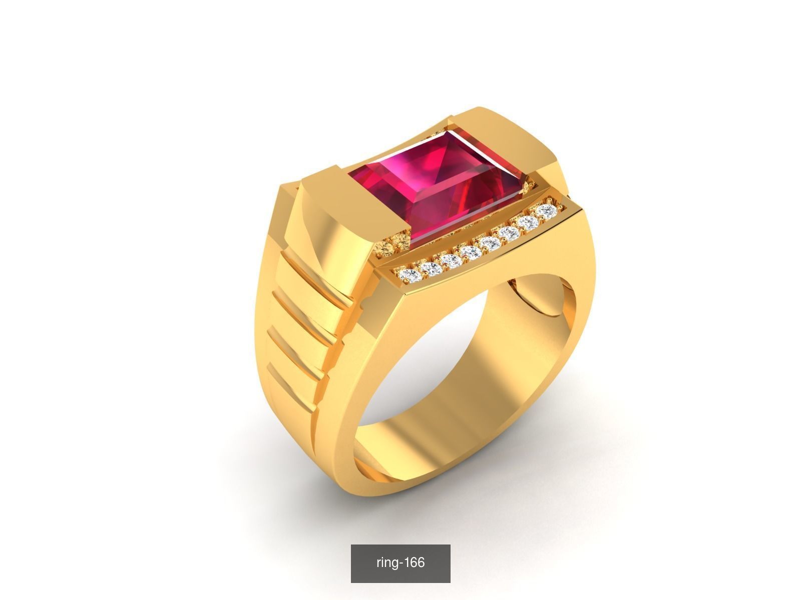 274 GEMSTONE RING 3D Model Collection_87
